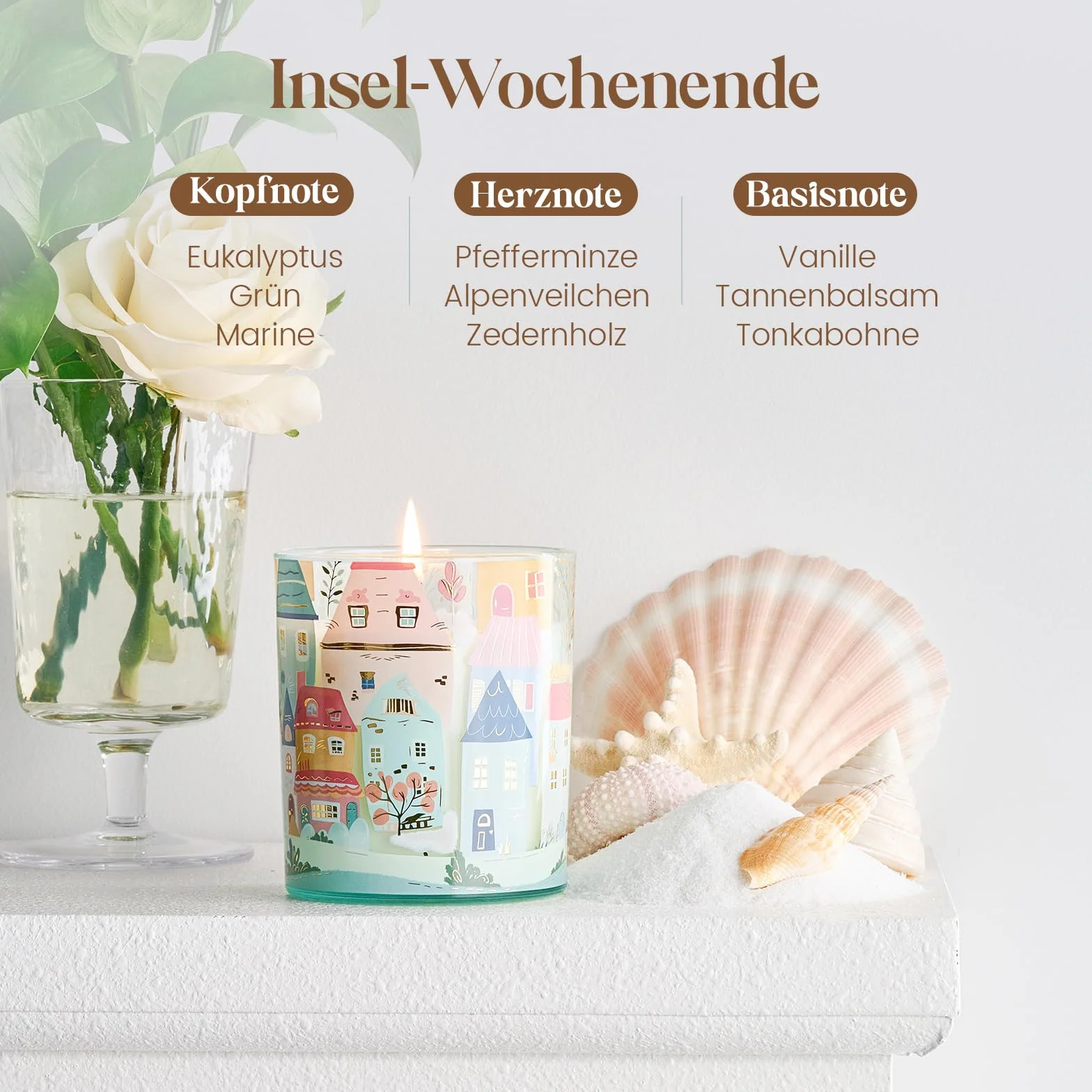 Świeca zapachowa M&SENSE 290g naturalna soja 55h ręcznie malowana graffiti