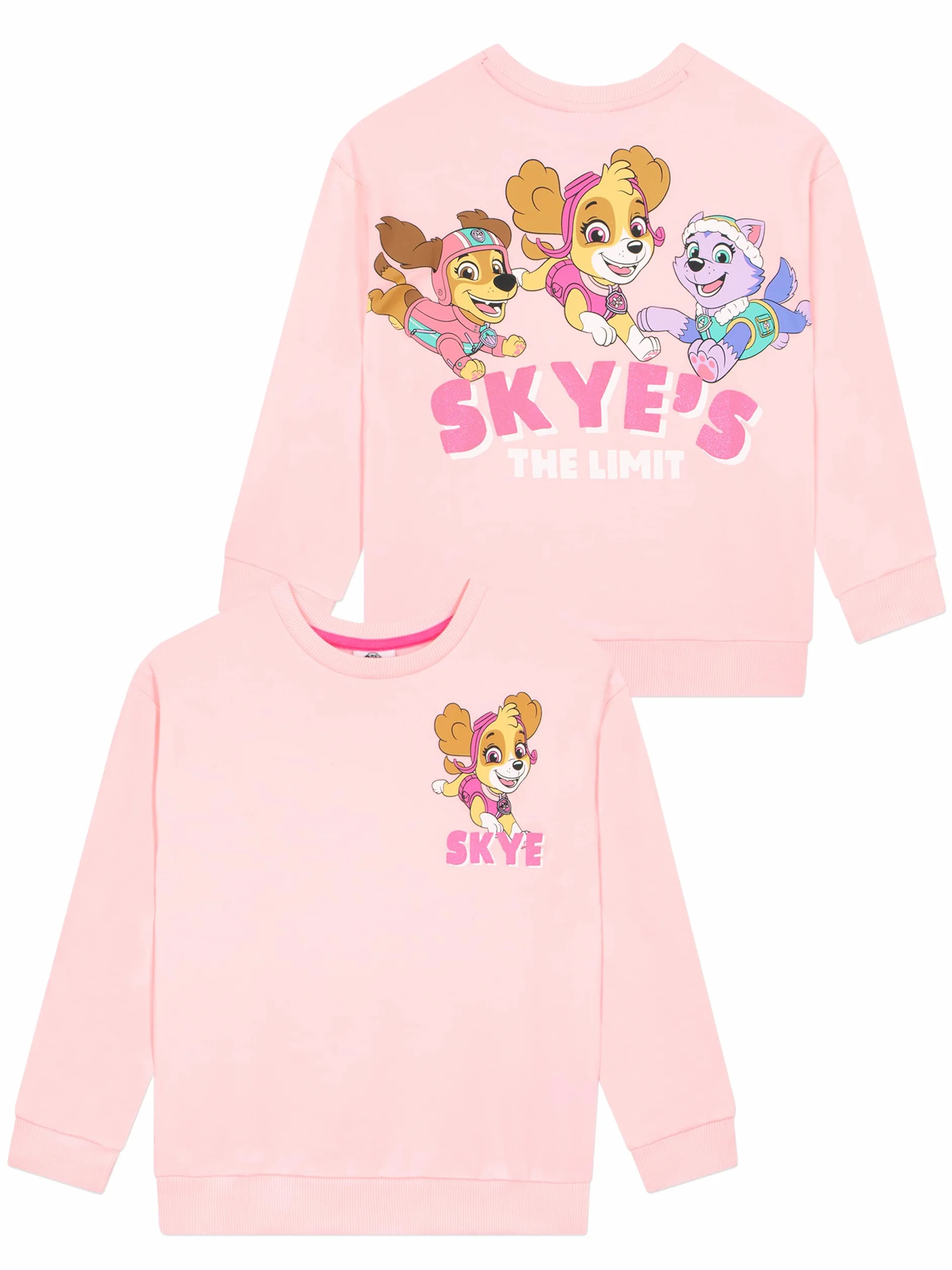 PAW Patrol Bluza | Bluza dla Dziewczynki | Skye Bluzy dla Dziewczynek | Błyszcząca Bluza dla Dzieci
