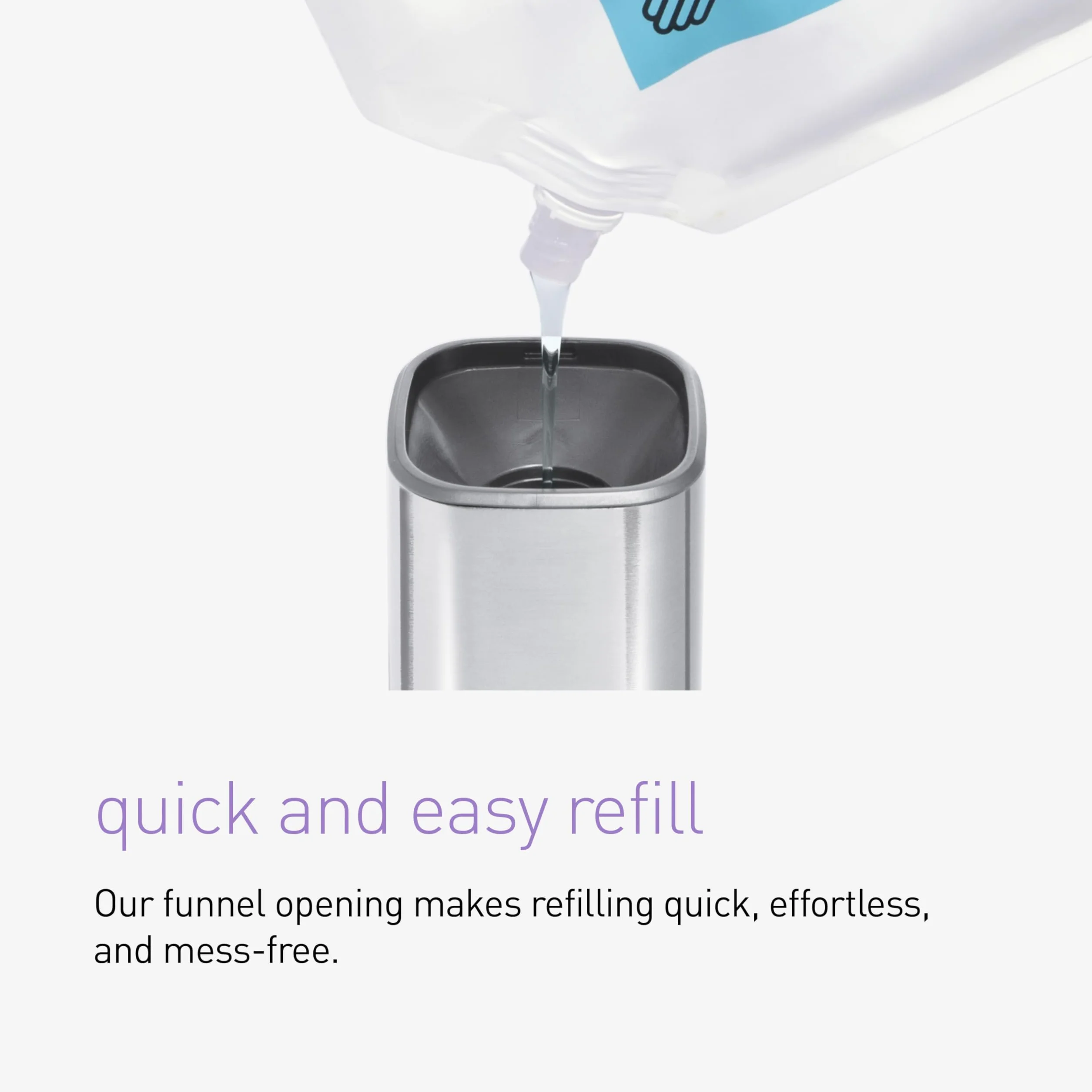 Simplehuman KT1183 dozownik mydła ze szczotkowanej stali nierdzewnej 295 ml srebrny