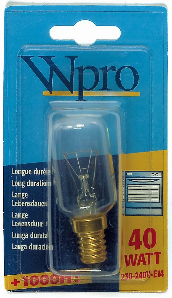Wpro LFO005 Piekarnik E14 T29 40 W 230-240 V