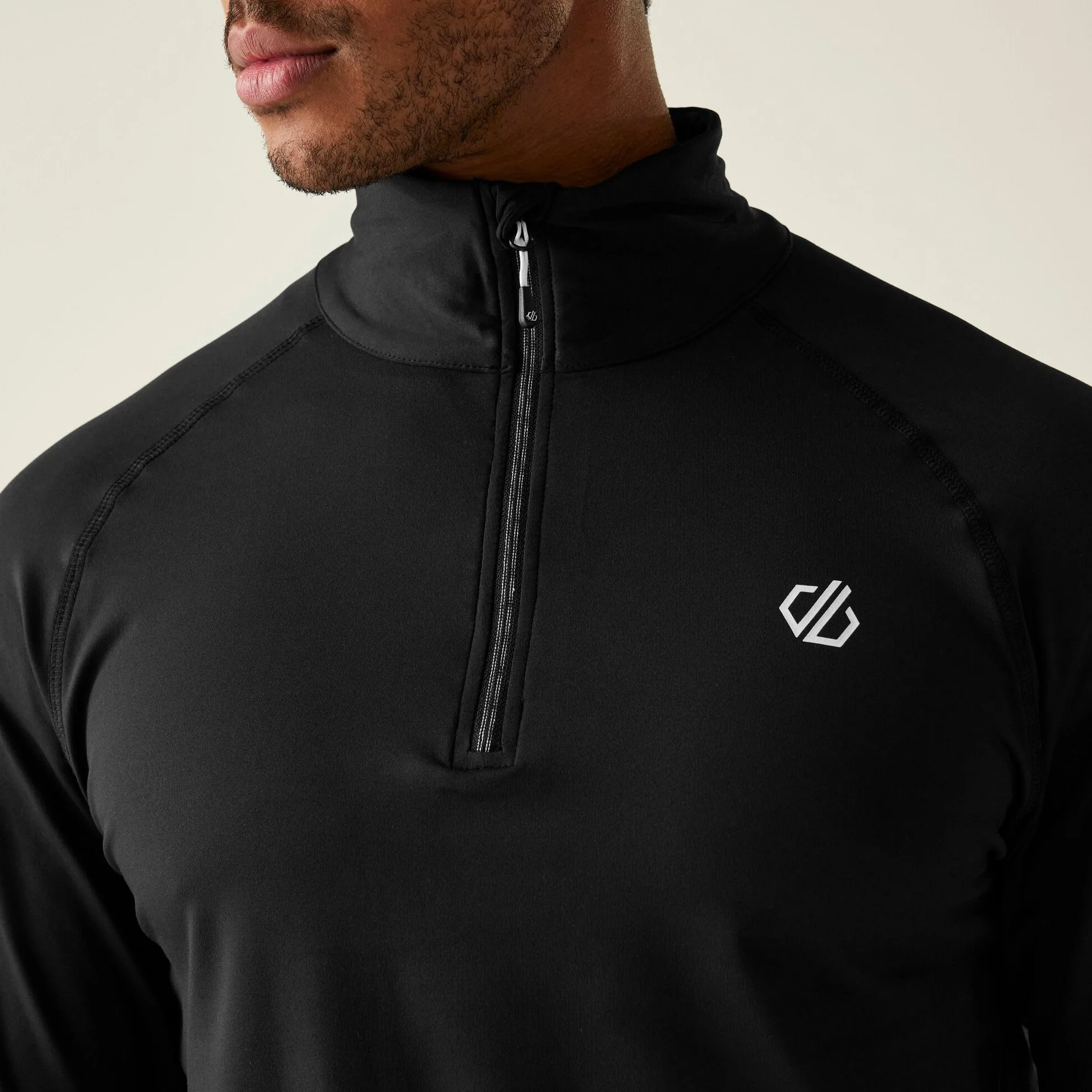 Dare2b Męska lekka bluza narciarska Fuse Up II Core Stretch, warstwa środkowa do chodzenia z ochroną UV