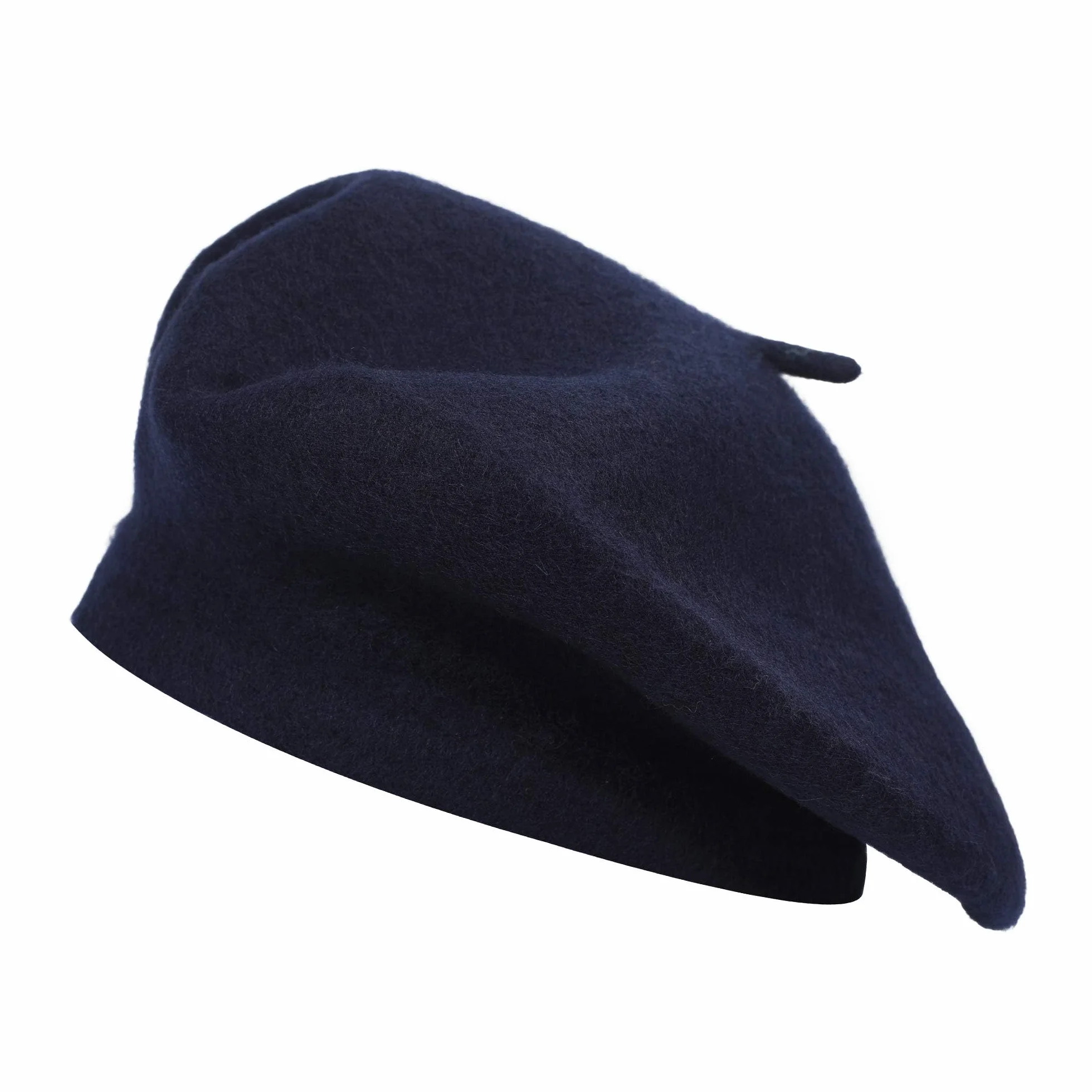 ZLYC Damski klasyczny beret w stylu francuskiego artysty, granatowy, jeden rozmiar