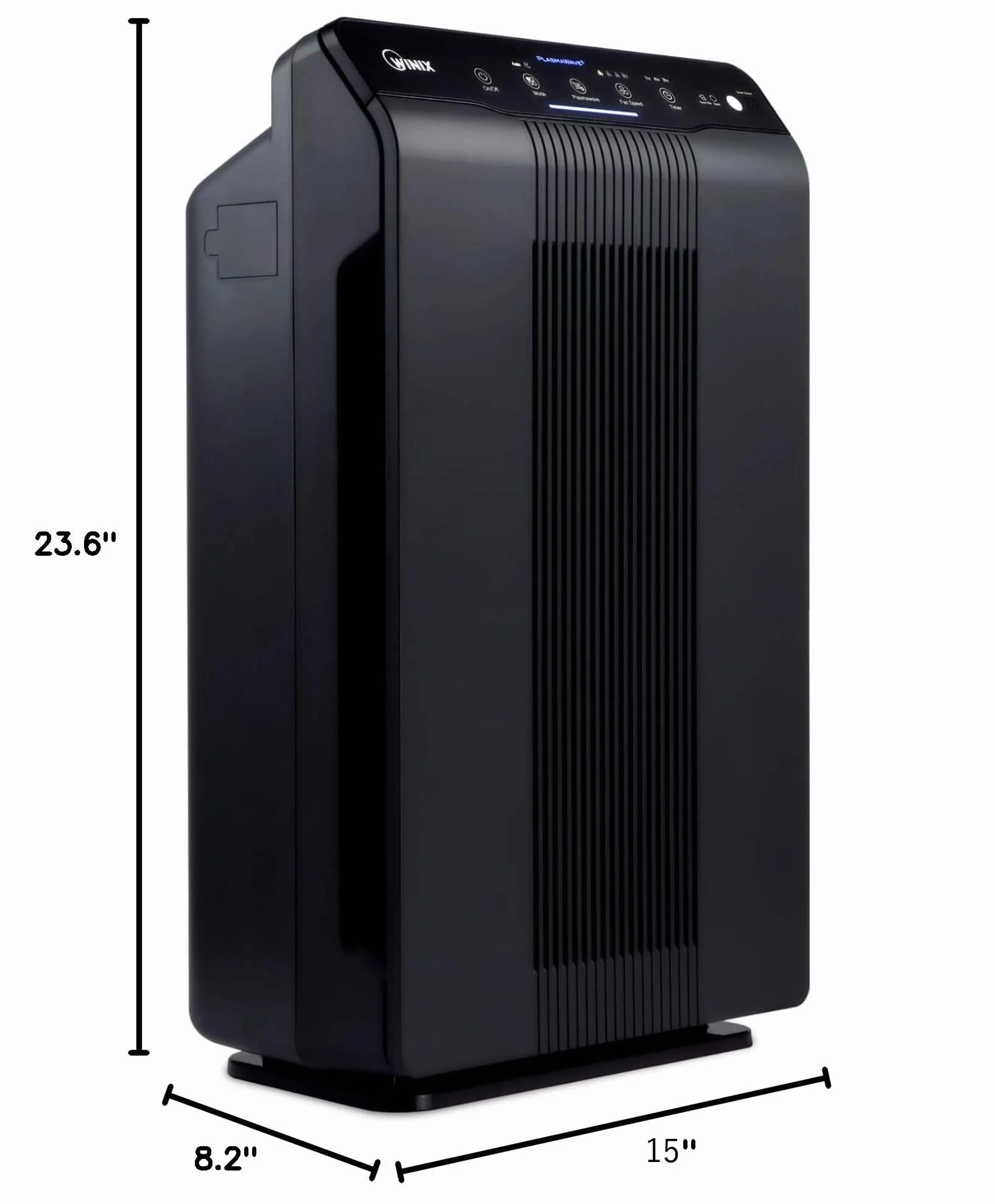 WINIX CADR 5500-2 oczyszczacz powietrza dla alergików, 390 m³/h, 99 ㎡, oczyszczacz powietrza do pomieszczeń dla palących przeciwko alergiom, kurzowi, pyłkom, sierści zwierząt, wskaźnik jakości