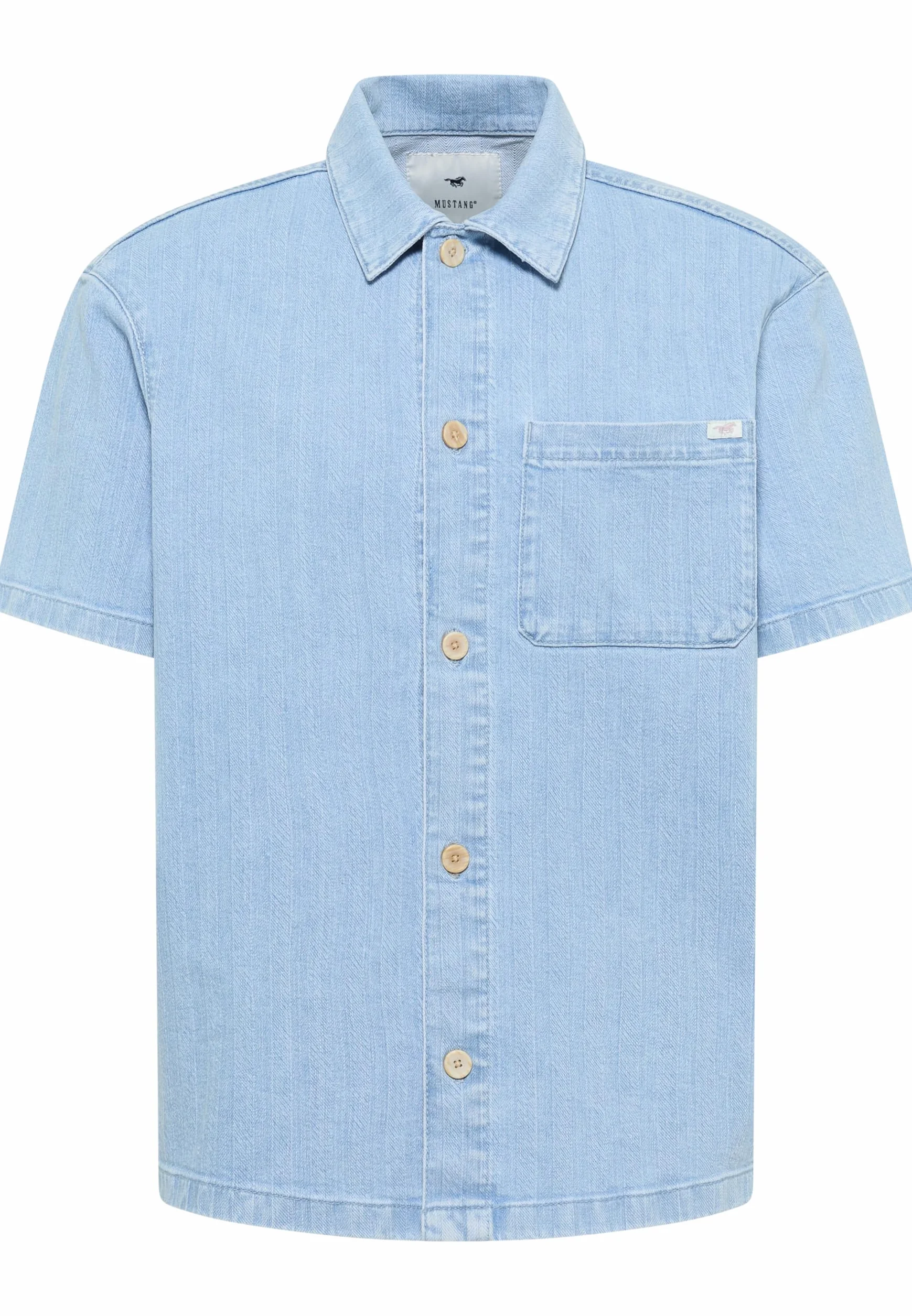 MUSTANG Koszula Mężczyźni Style Phoenix Denim