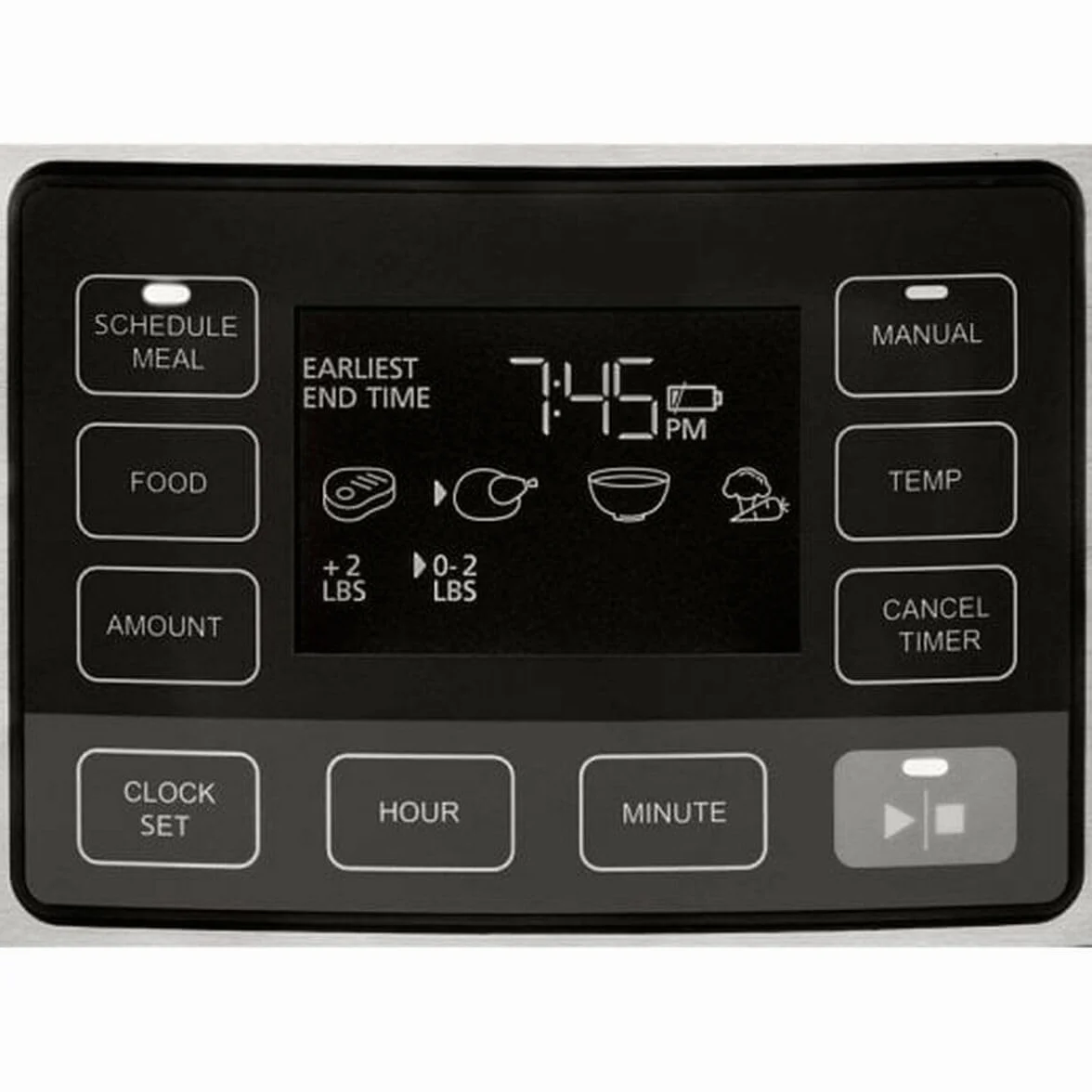 Crock-Pot Timeselect Wolnowar, Srebrny, 5.6 l