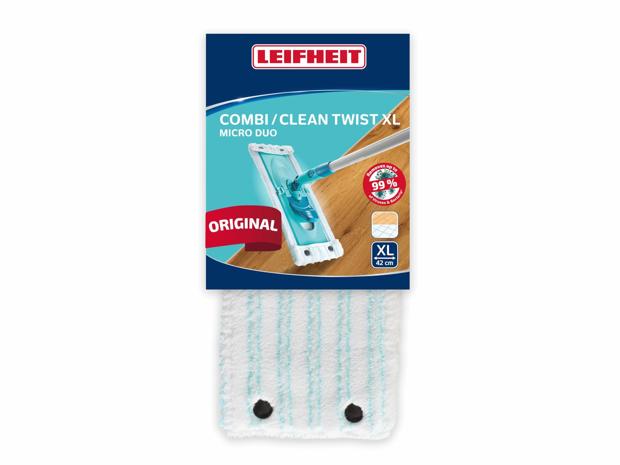 Leifheit Clean Twist XL micro duo nakładka z mikrofibry do podłóg