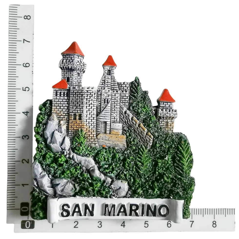 Magnes na lodówkę San Marino 3D pamiątka turystyczna dekoracja