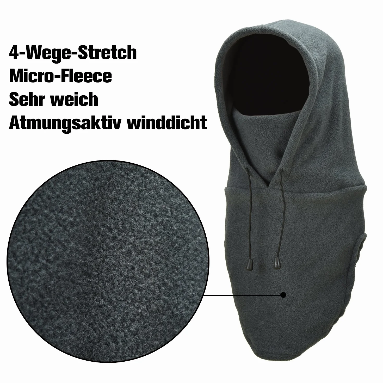 DealKits Balaclava maska na twarz, wiatroszczelna maska na całą twarz, regulowana maska narciarska, maska na motocykl i rower, ciepła kominiarka do uprawiania sportów zimowych i na zewnątrz, uniseks