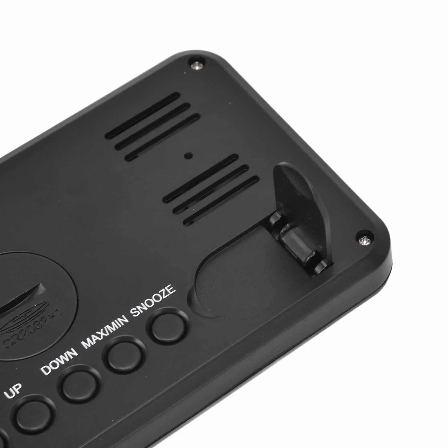 Cyfrowy Budzik do Sypialni, Przenośne Mini Zegary Elektroniczne LCD z Czujnikiem Temperatury i Wilgotności, Naścienny lub Stojący Budzik na Baterie
