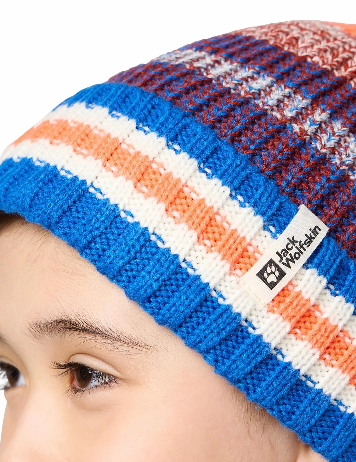 Jack Wolfskin - Night Hiker Beanie K, beret dziecięcy unisex, Crisp Cobalt,