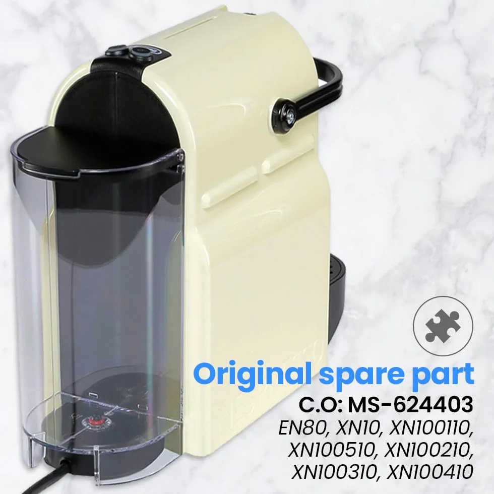 Zamienny Zbiornik na Wodę 0.7L do Ekspresu Nespresso Inissia Anakel Home MS-624403, Odporny Plastik z Pokrywką