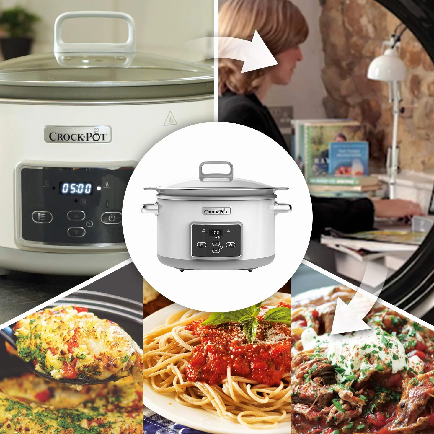 Crock-Pot Csc026X Wolnowar 5 L Biały