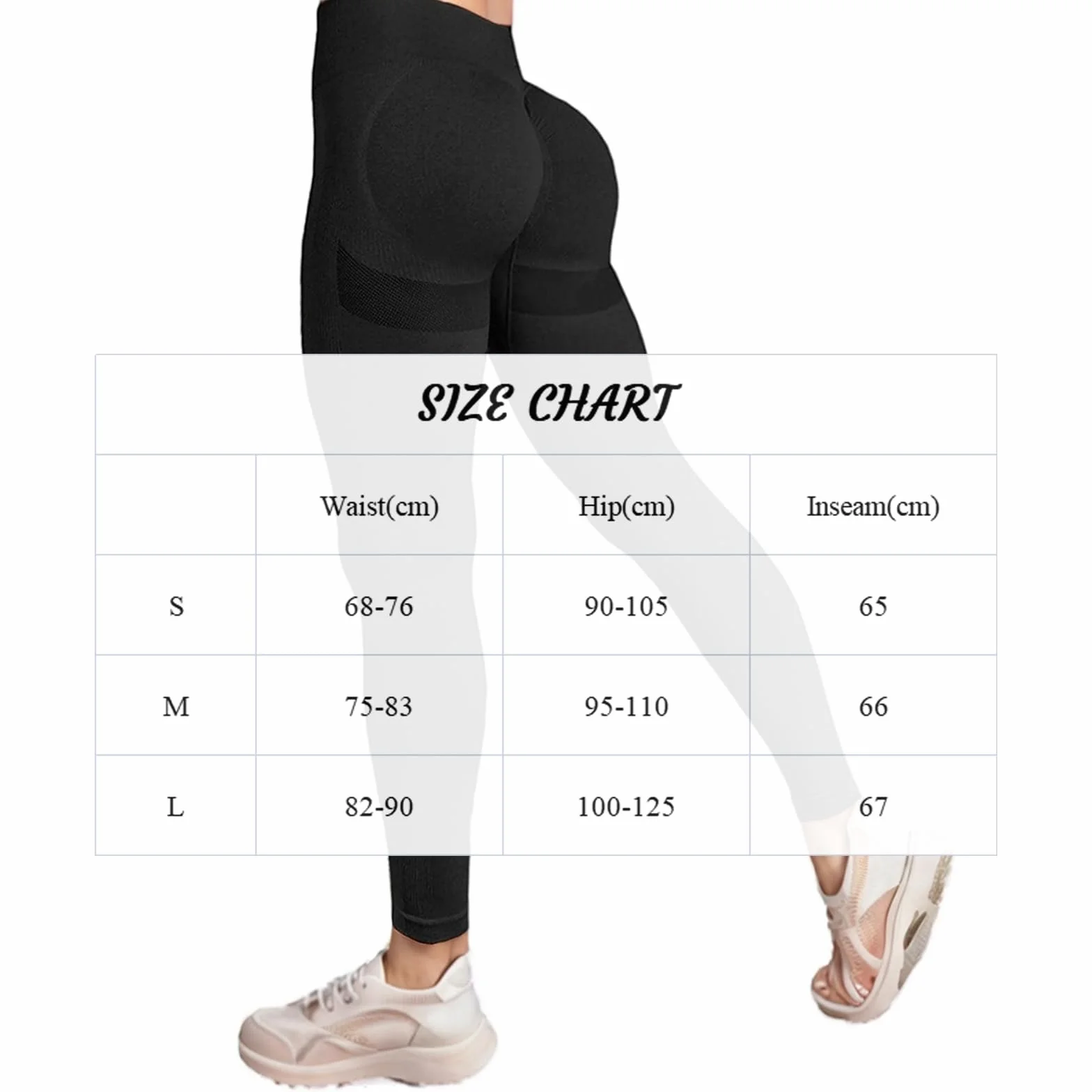 Legginsy damskie Scrunch Butt, damskie legginsy typu Booty Scrunch, Lifting Po Push Up bezszwowe spodnie sportowe, długie, do uprawiania sportu, jogi, fitnessu