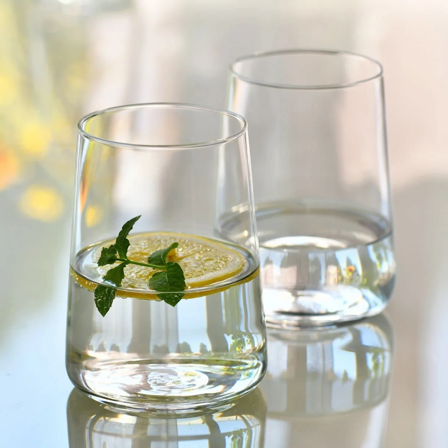 KROSNO Szklanki do wody 490 ml Komplet 6 sztuk Bezołowiowe szkło
