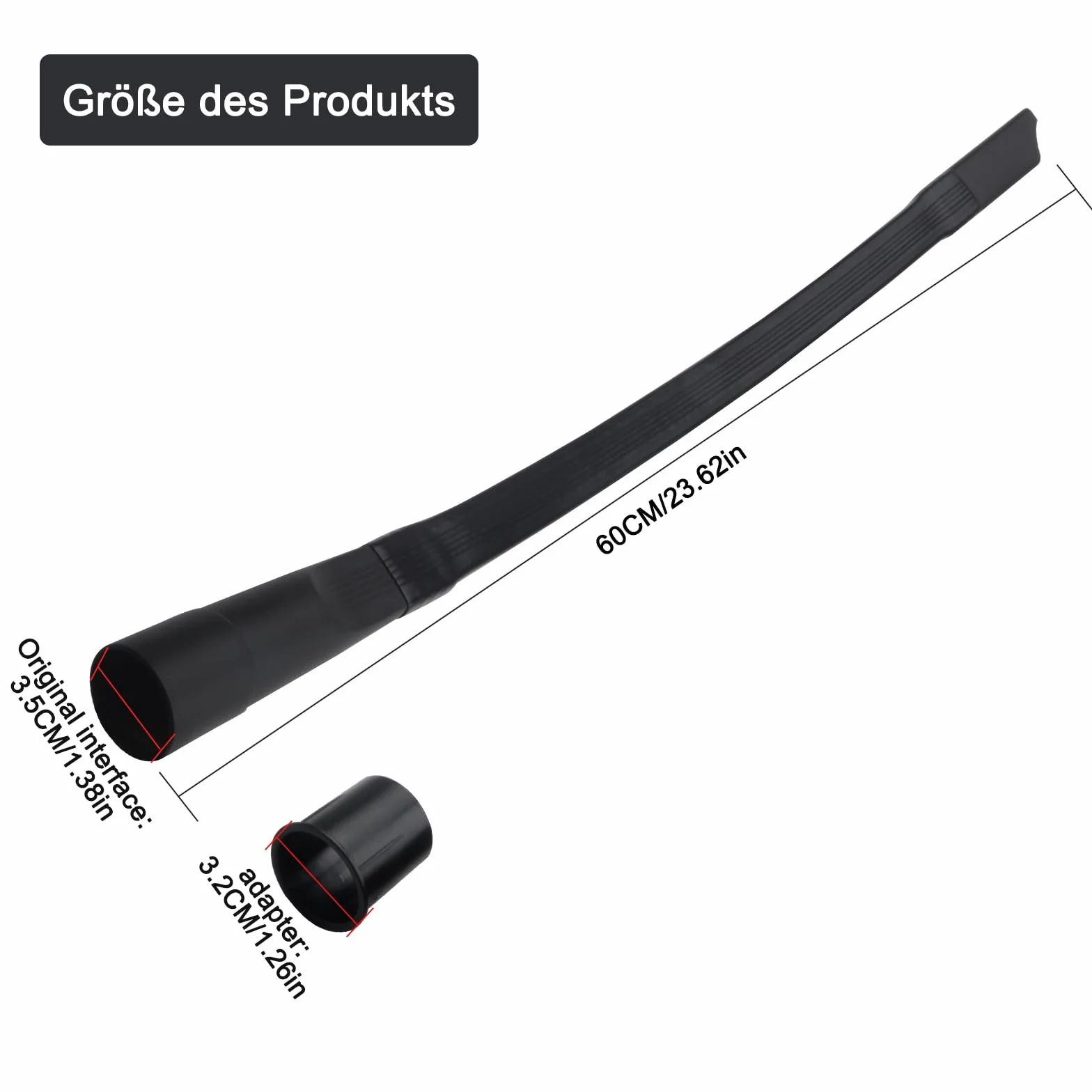 Ssawka szczelinowa elastyczna 63,5 cm 35/32 mm do odkurzacza