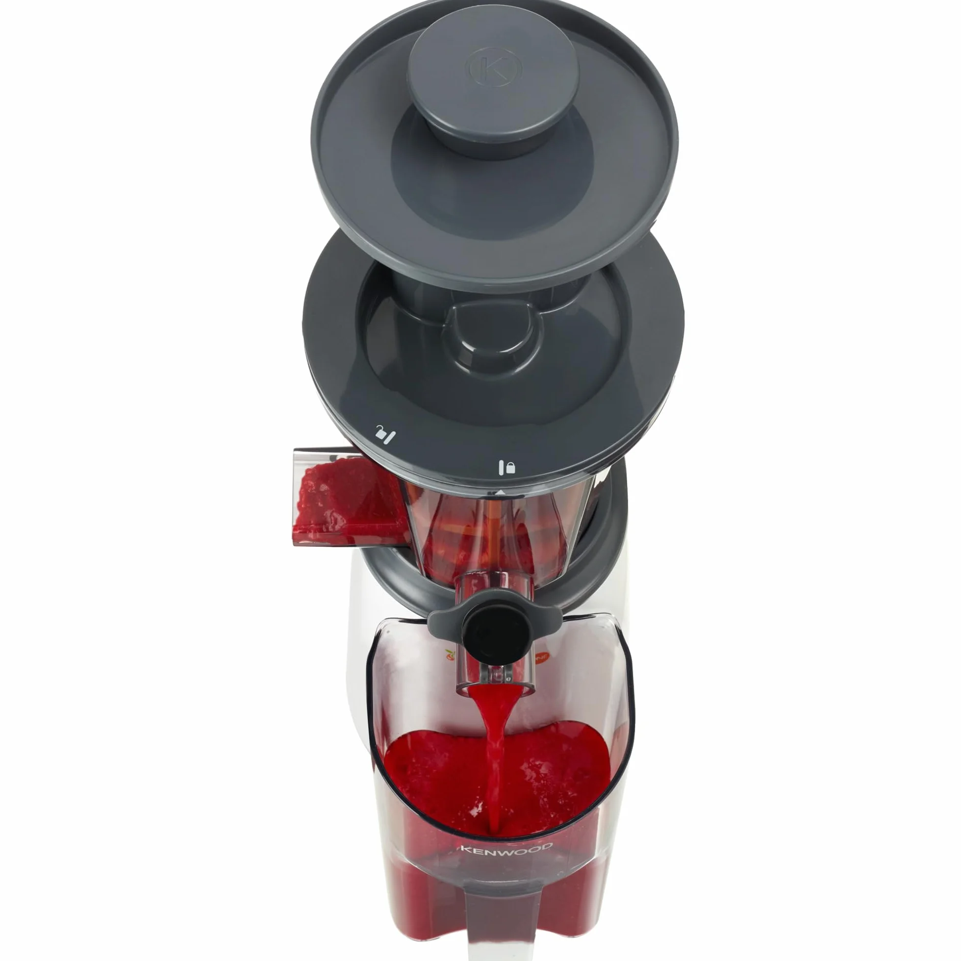 Kenwood JMP400WH sokowirówka | pojemnik na sok 1 l | pojemnik na wytłoki 1,3 l | funkcja samoczyszczenia