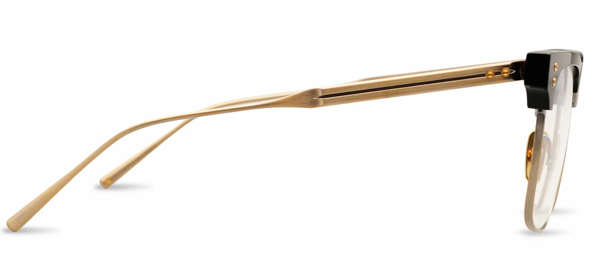 Dita FIRAZ Oprawki do Okularów Antique Gold Black 55/18/142 unisex
