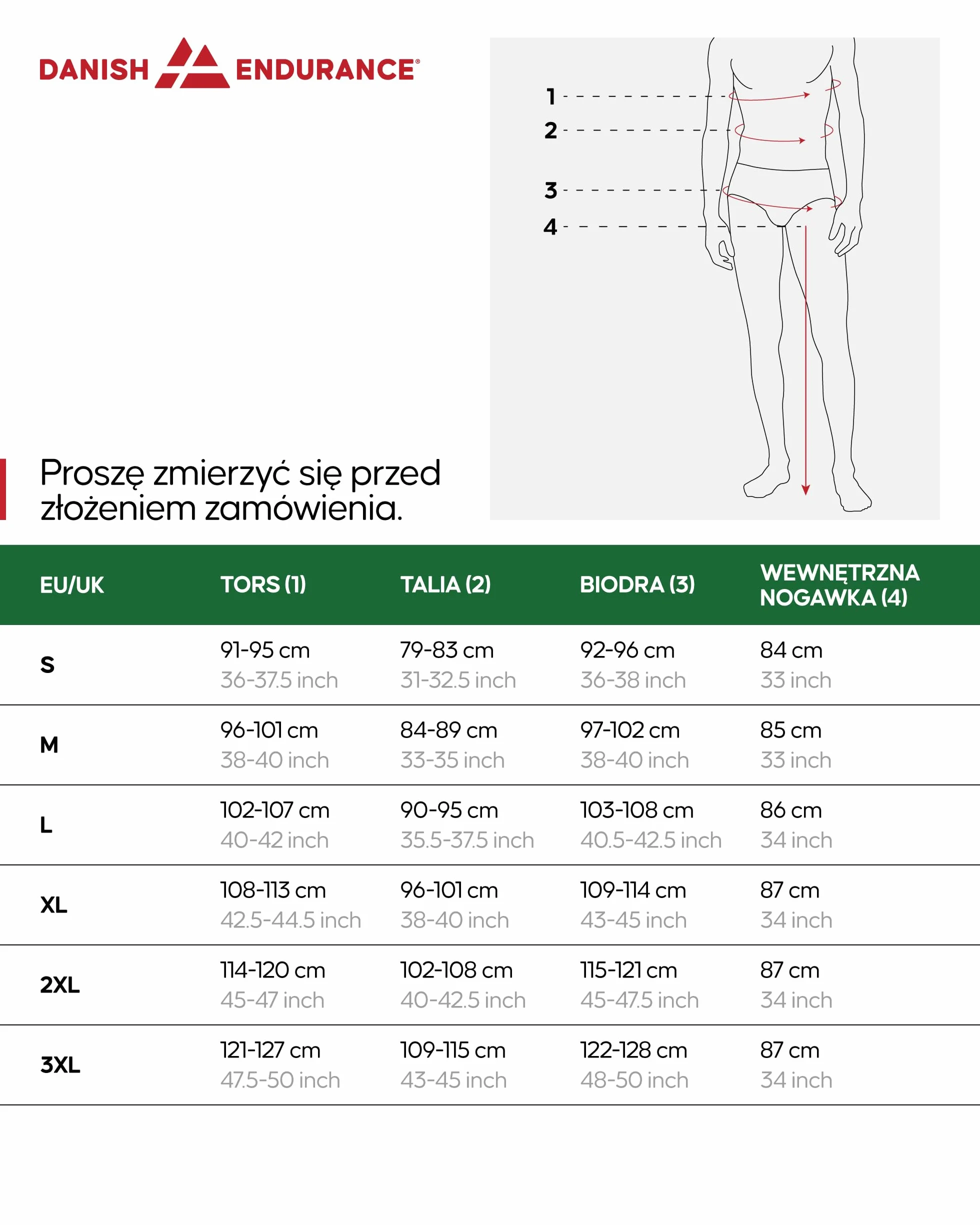 DANISH ENDURANCE Męska Bielizna Termoaktywna Merino na Ekstremalne Zimno, Długie Kalesony Męskie, Termoaktywna Bluza Zimowa
