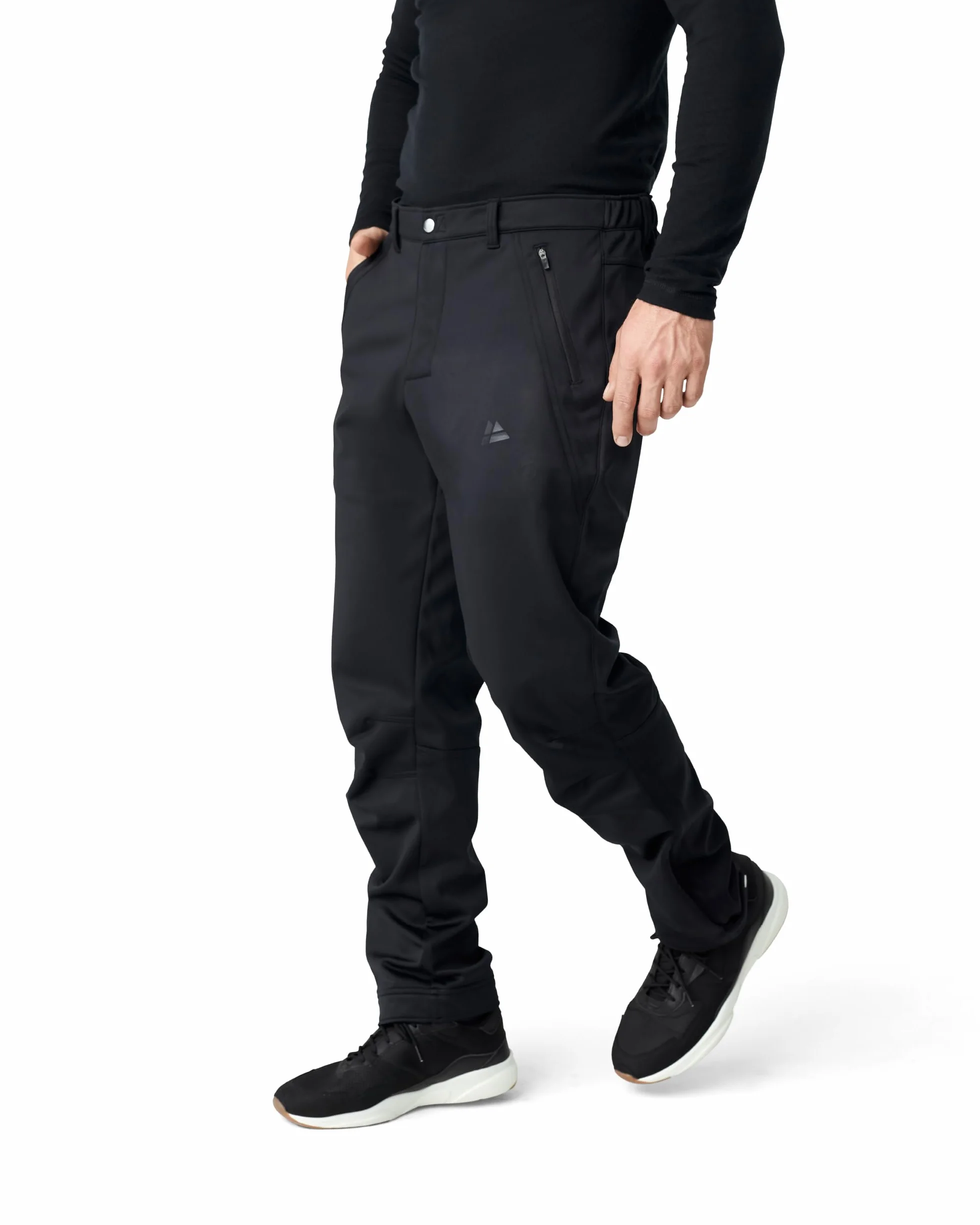 DANISH ENDURANCE Spodnie Trekkingowe Męskie, Softshell z Podszewką z Polaru, Wiatroszczelne, Wielowarstwowe, Wodoodporne, Turystyczne, Outdoorowe