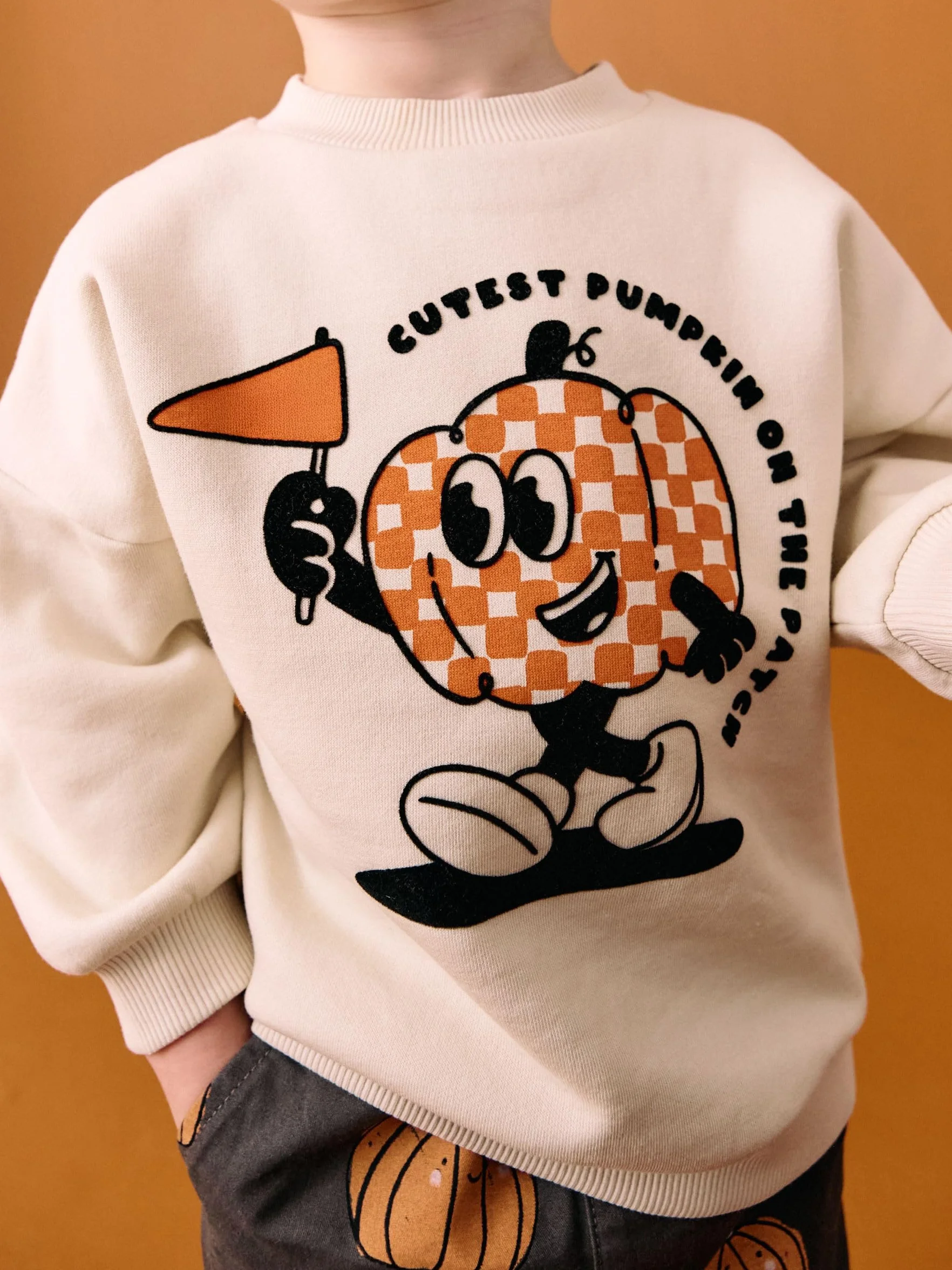 NEXT Młodsze chłopcy Bluza z motywem Halloween