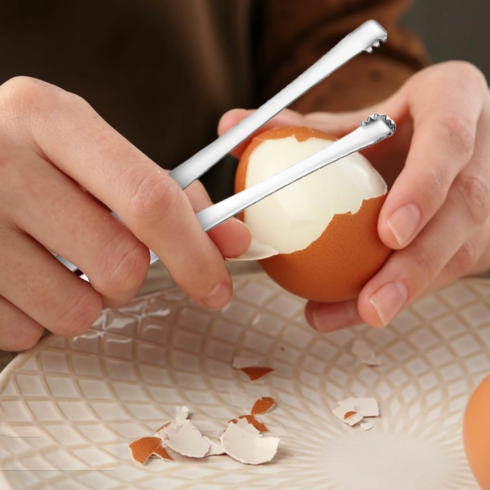 Stainless Steel Egg Chalaza Remover Membrane Removal Tool