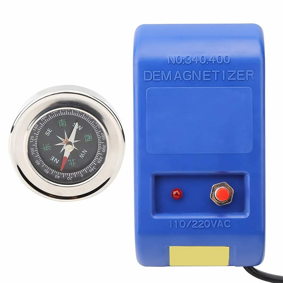 Rozmagnetyzujący, wysokiej jakości narzędzie do demagnetyzacji 110 V-220 V, przenośne do naprawy zegarka, odmagnesowywanie śrub zegarowych (europejska regulacja)