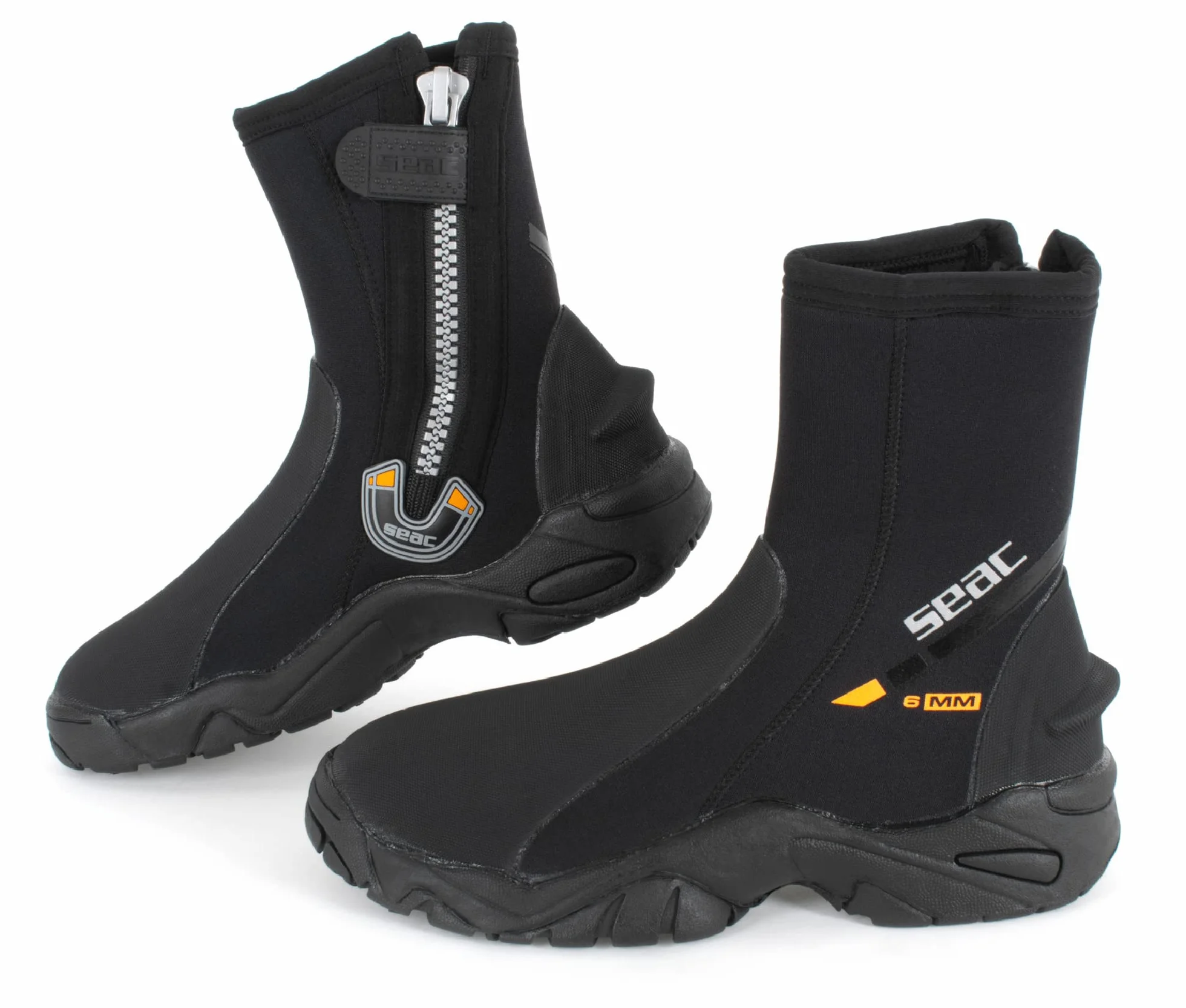 Seac Pro HD 6mm to neoprenowe buty do pianki z bocznym zamkiem