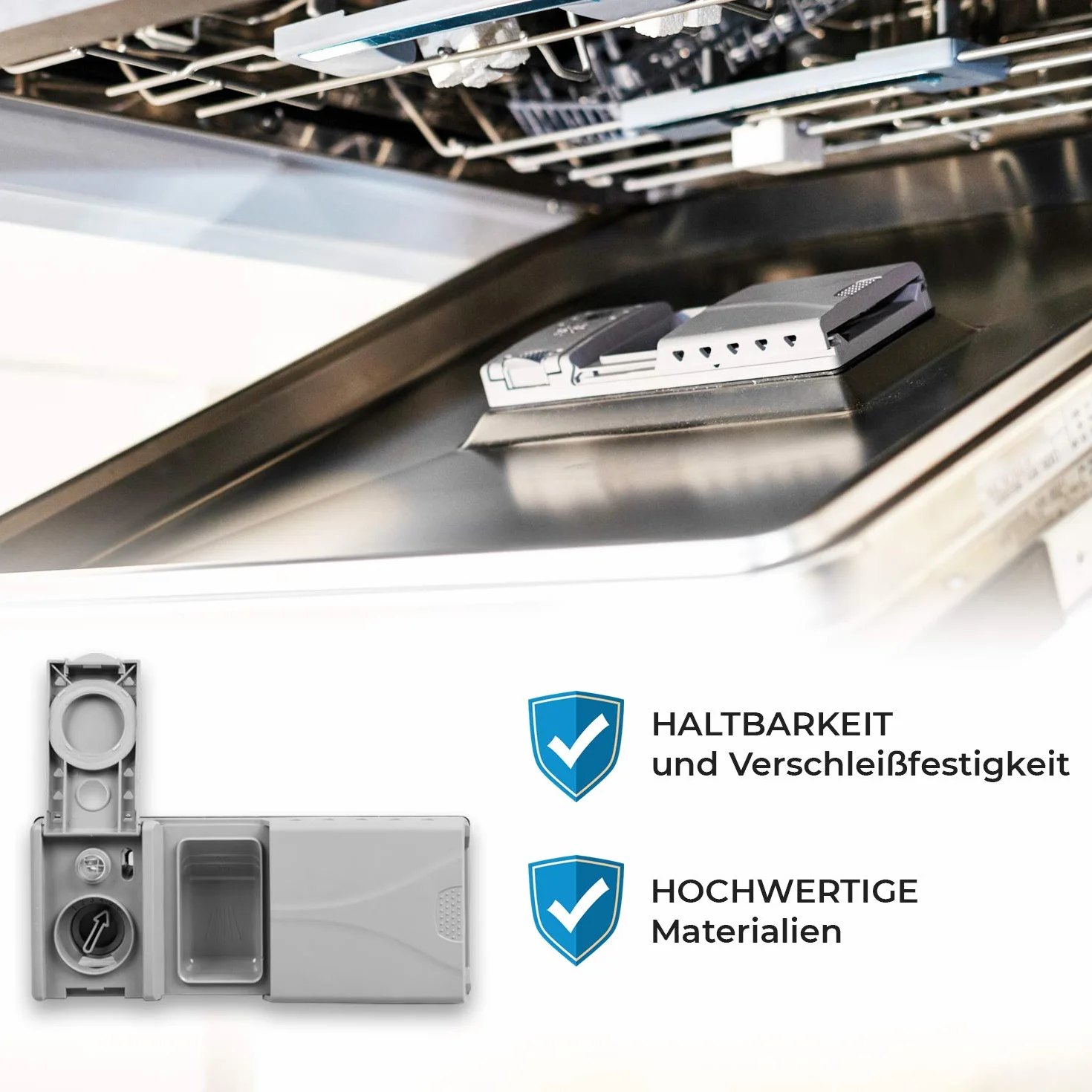 VIOKS Dozownik do Siemens Neff Bosch 00490467 490467 427082 481241868212 C00317067 137930 129046 Dozownik do tabletów, proszku, zmywarki