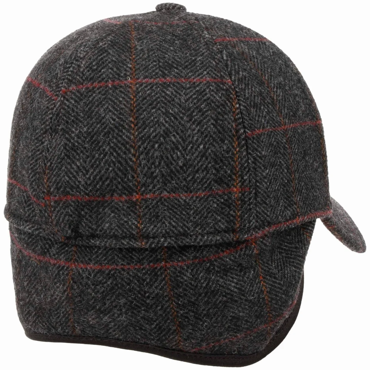 Stetson Czapka z Klapkami na Uszy Kinty WoolMężczyźni - basecap daszkiem zime meska Zamknięte tyłu, daszkiem, nausznikami, podszewką Zima