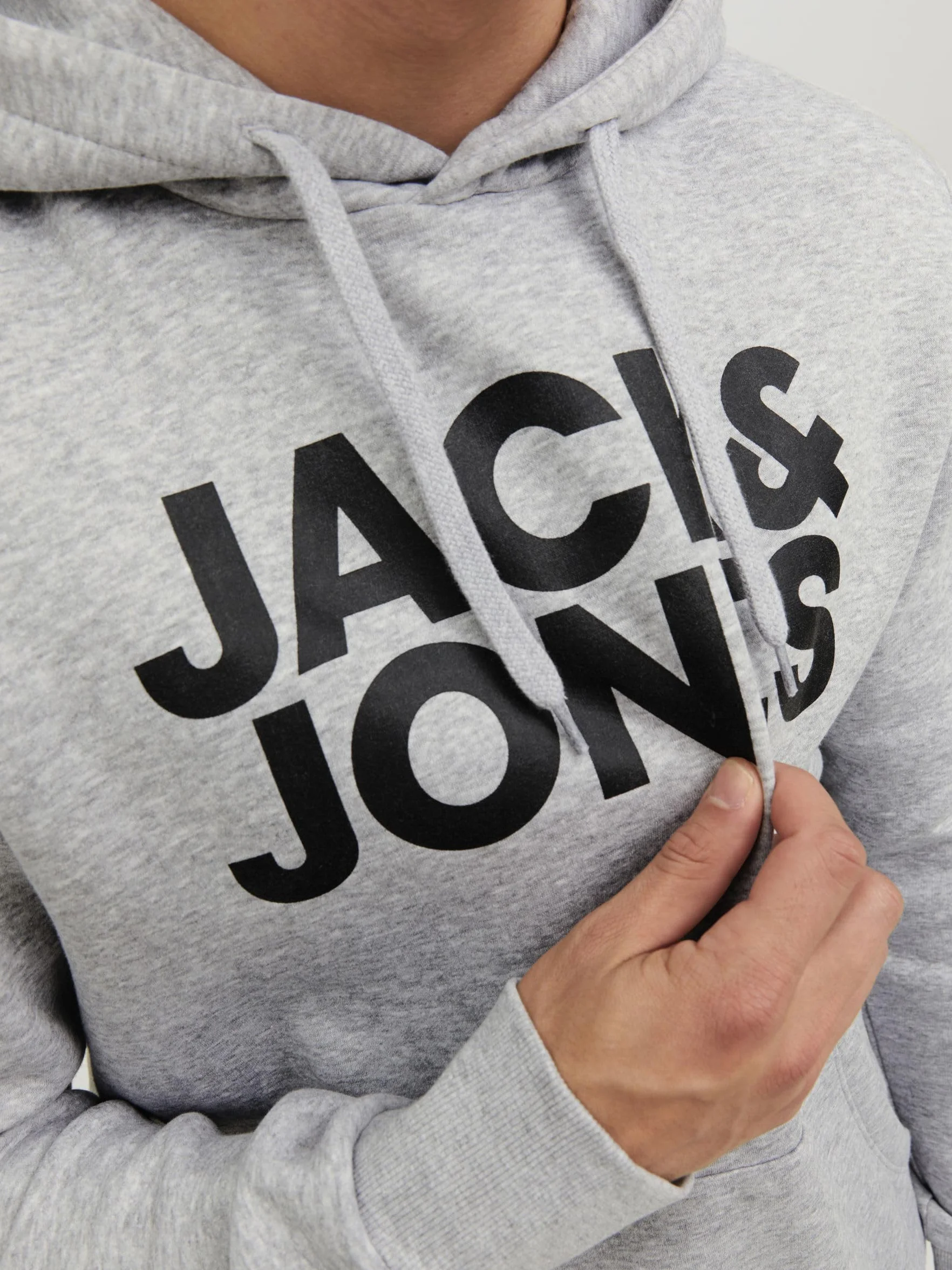 JACK & JONES Jjecorp Logo Sweat Hood Noos 12137054 Bluza Z Kapturem Mężczyźni