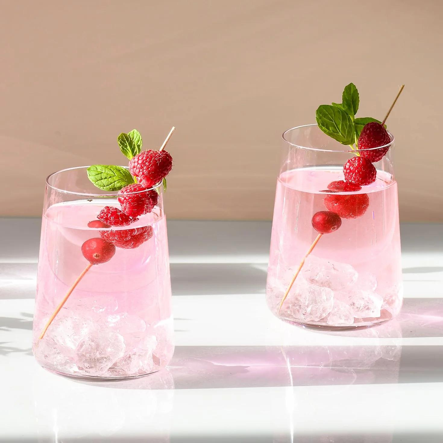 KROSNO Szklanki do wody 490 ml Komplet 6 sztuk Bezołowiowe szkło