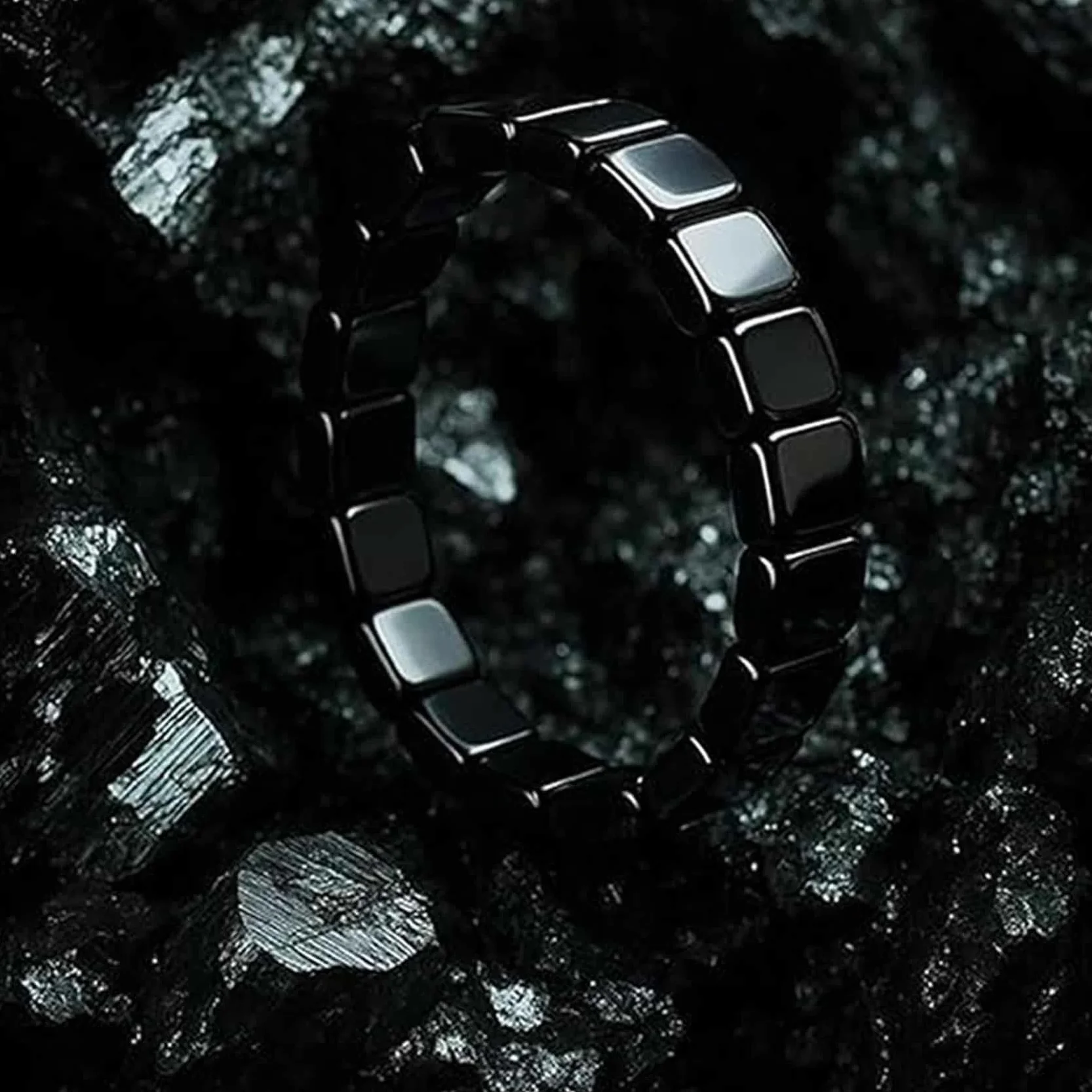Hemios Hematite Bracelet,Hemys Hematite Bracelet for Men,For Embody Resilience and Vitality,Restore Confidence & Your Edge,Gift for Dad,Husband,Boyfriend