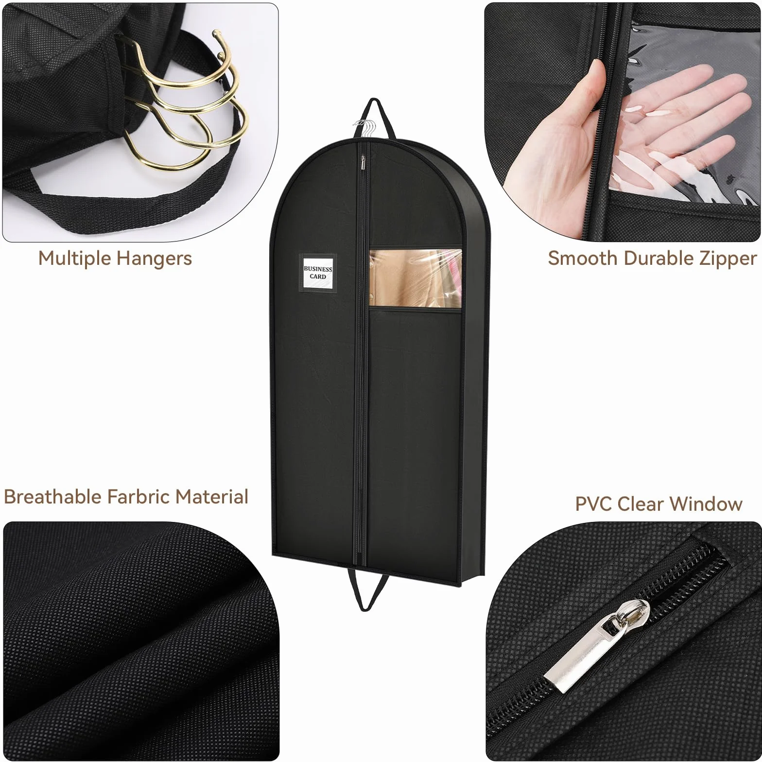 Torba transportowa na garnitur 110x60x10cm, Pokrowiec ochronny, Torba na garnitury dla mężczyzn i kobiet, ubrania, płaszcze, koszule, garnitury, marynarki, podróże, przechowywanie, organizacja