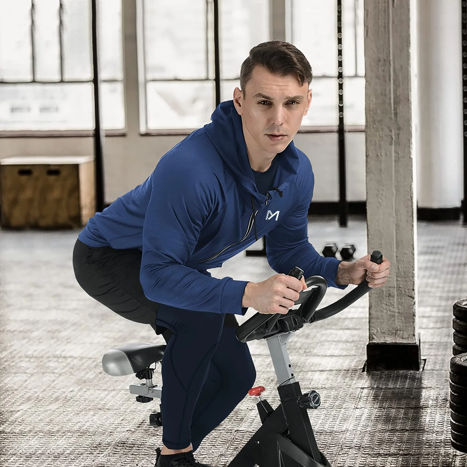 MEETYOO Kompressionsshirt Herren Set Kompressionsshirt Herren Zestaw męski