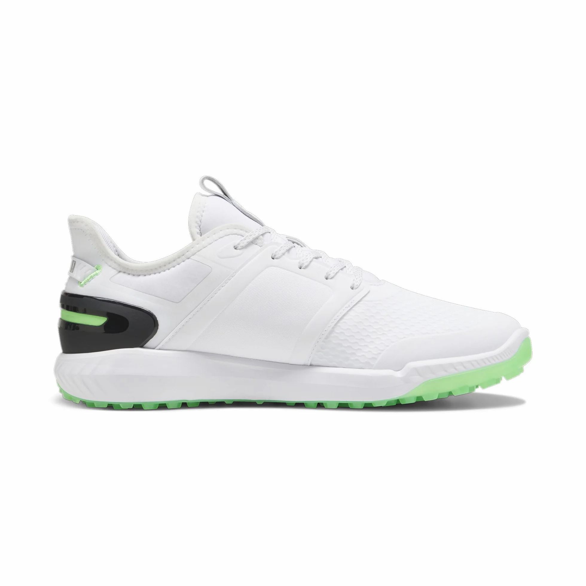 PUMA Męskie buty golfowe Ignite Elevate, Puma Biały Fluro Zielony Pes PUMA Czarny, 46 EU