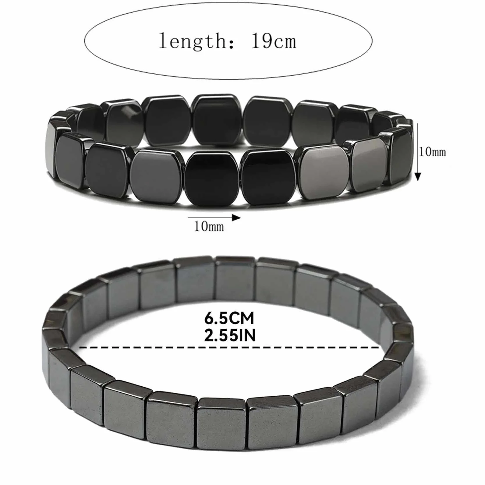 Hemios Hematite Bracelet,Hemys Hematite Bracelet for Men,For Embody Resilience and Vitality,Restore Confidence & Your Edge,Gift for Dad,Husband,Boyfriend