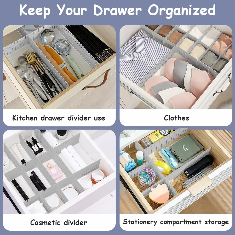 HOTUT Organizer do szuflad 16 szt plastikowy system separacji