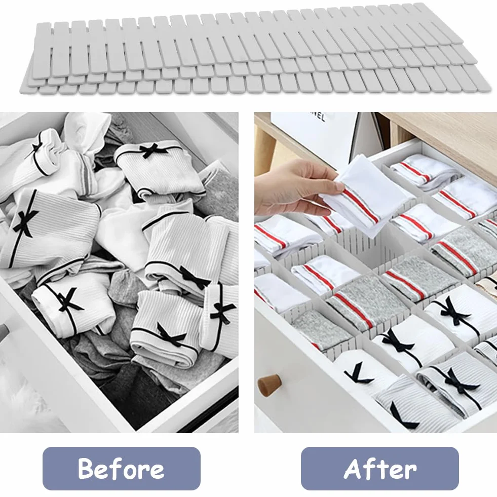 HOTUT Organizer do szuflad 16 szt plastikowy system separacji