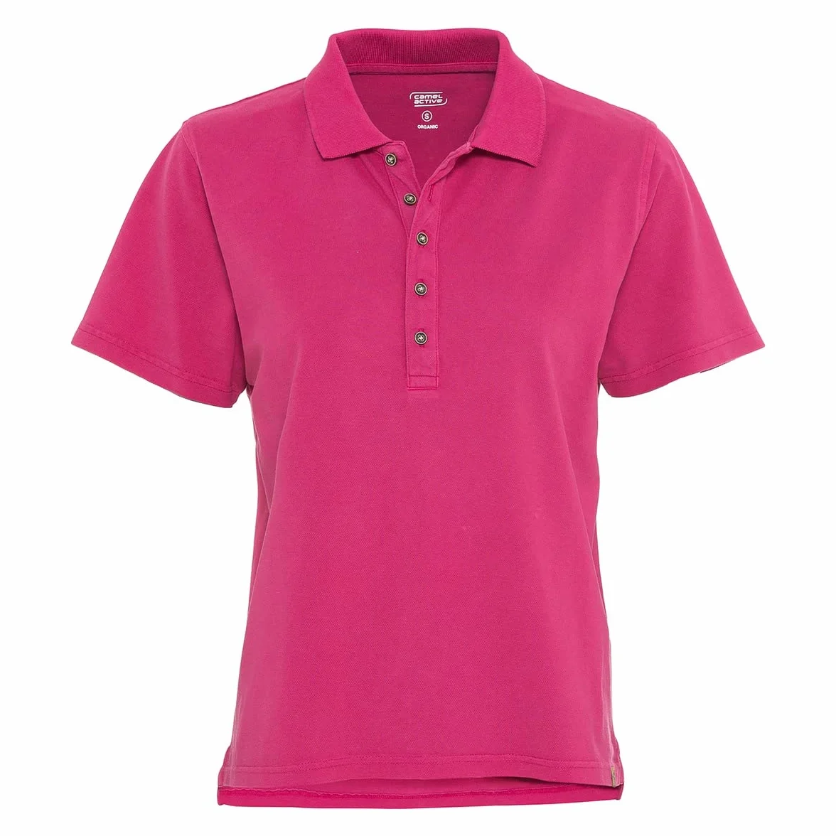 camel active Damska koszulka polo z krótkim rękawem z bawełny organicznej, Rosa, S