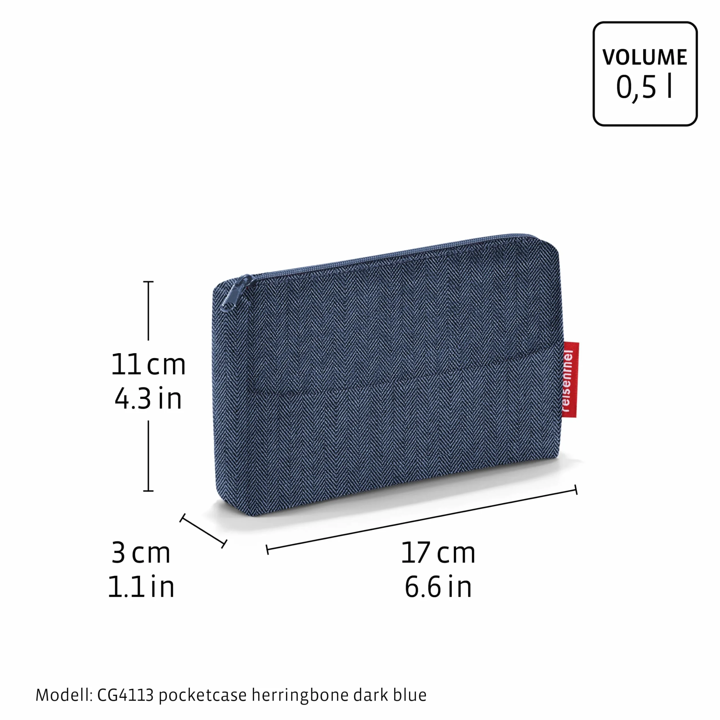 reisenthel pocketcase - organizer kieszonkowy, kompaktowy, Midnight Gold