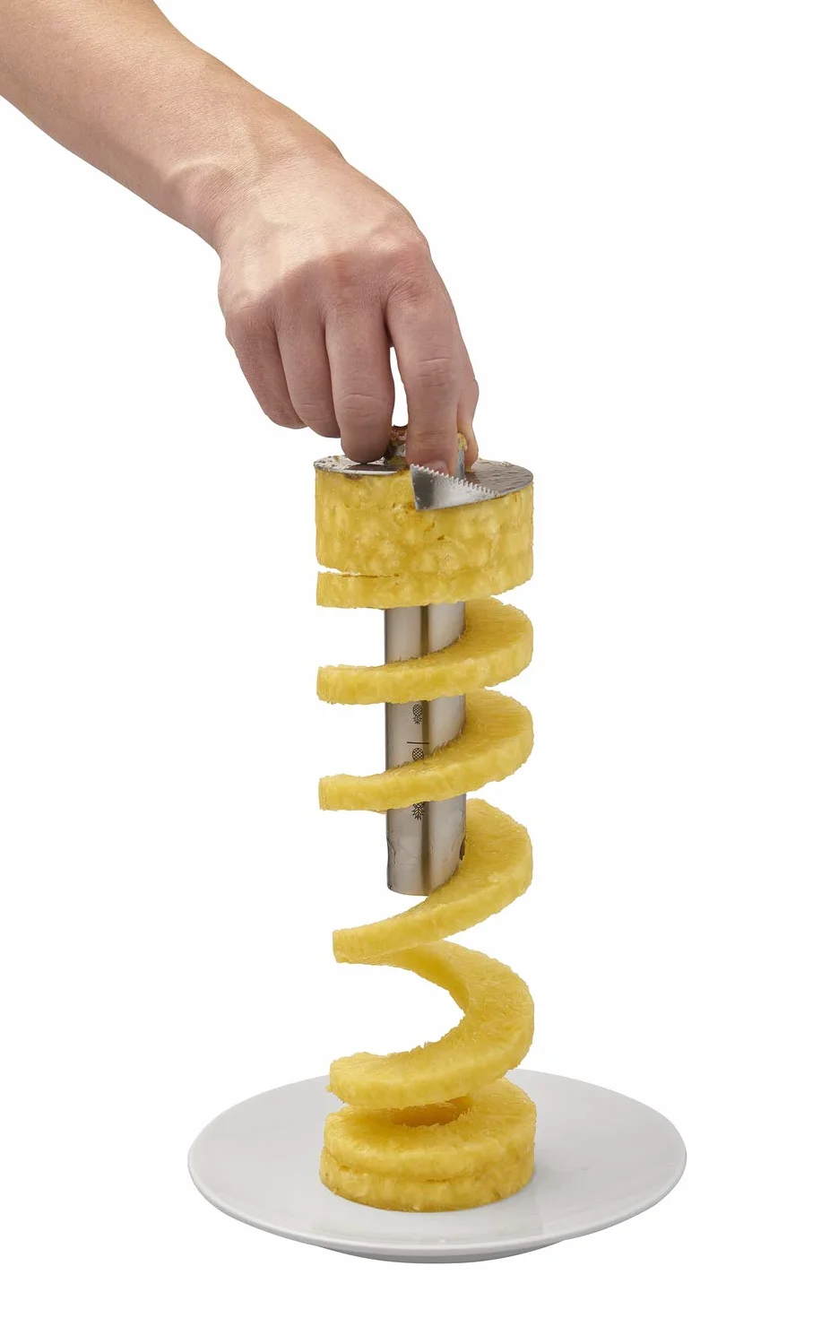 RÖSLE Krajalnica do ananasa Pro, stal szlachetna 18/10, ABS, ergonomiczny uchwyt