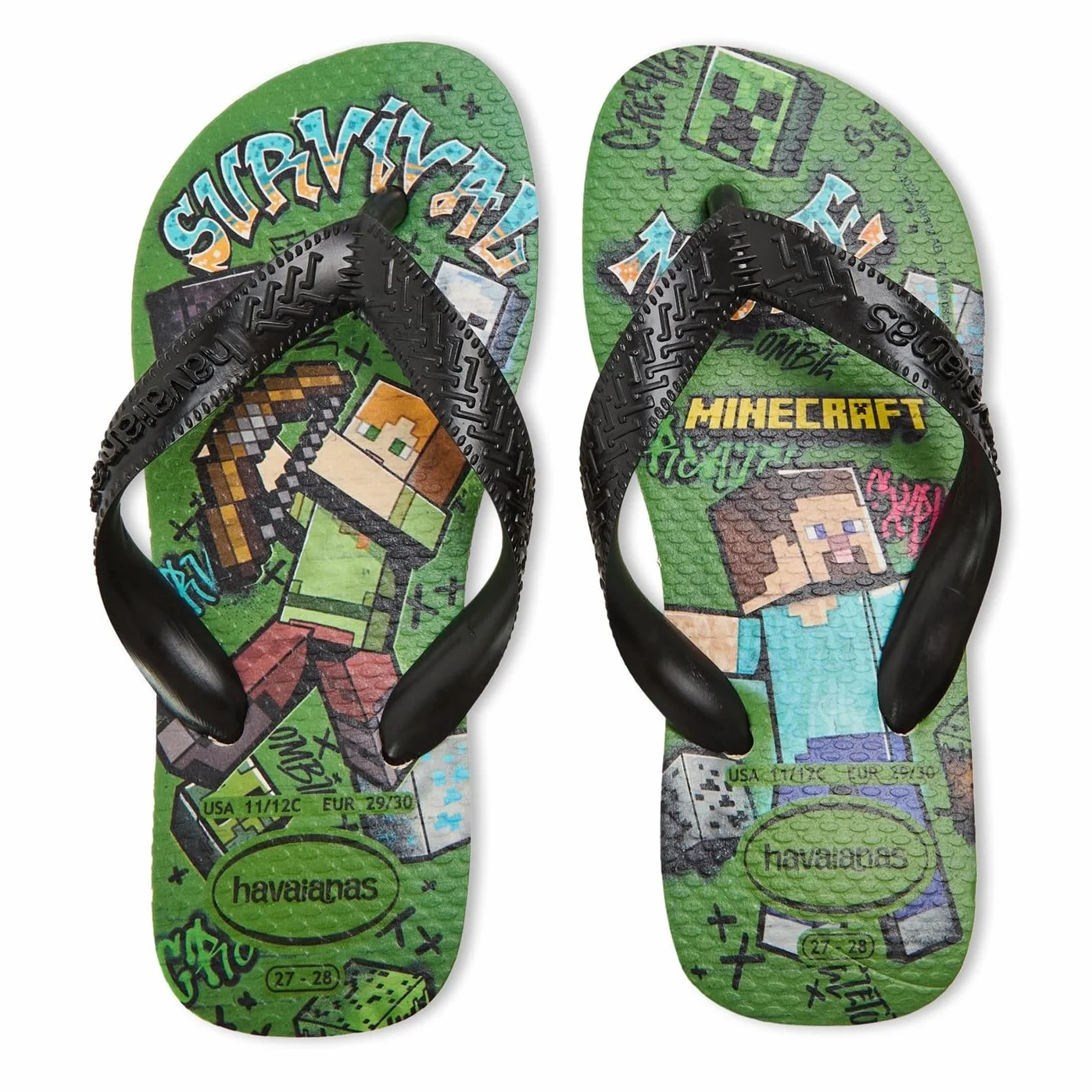 Havaianas Minecraft (Mini Me) - Klapki Unisex - dzieci