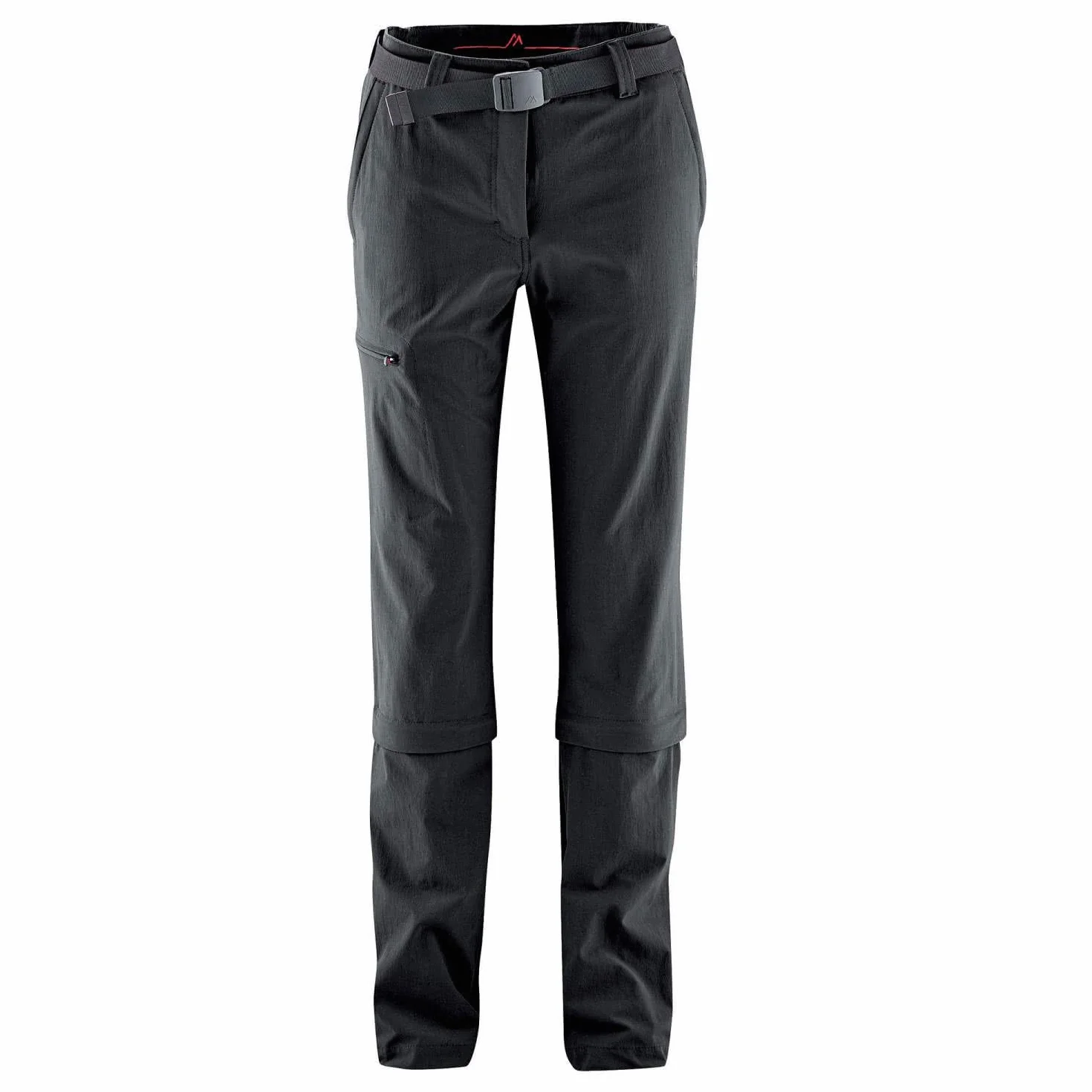 MAIER SPORTS Capri spodnie Arolla z odpinanymi nogawkami, wykonane w 90% z PA 10% EL, w 24 rozmiarach, spodnie outdoorowe, spodnie trekkingowe, spodnie capri w zestawie z paskiem, bi-elastyczne