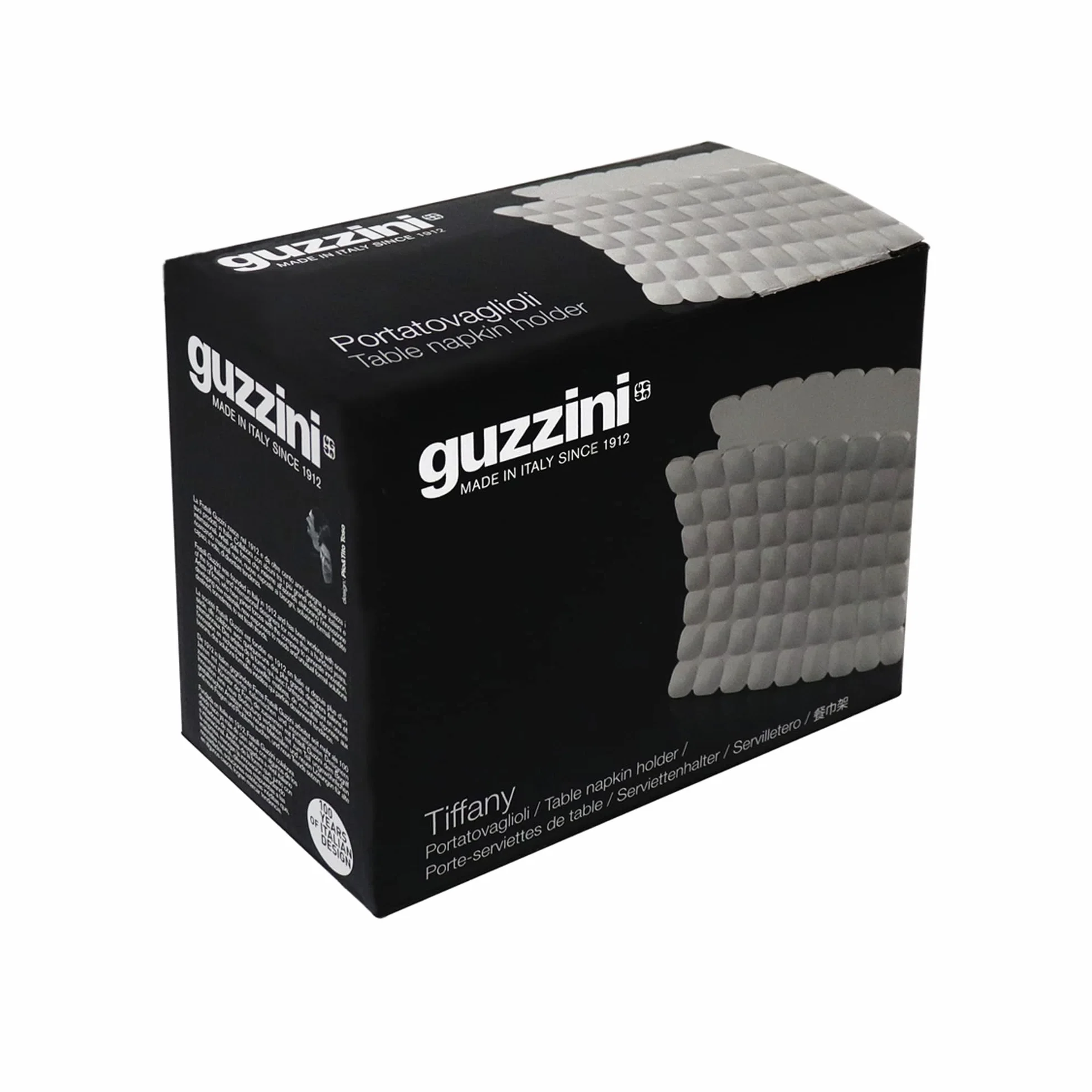 Guzzini Tiffany uchwyt na serwetki przezroczysty 15,2 x 7,6 x 11 cm