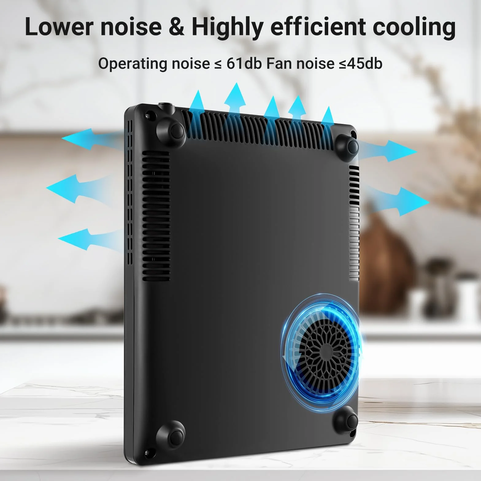 Aobosi Płyta indukcyjna 2000 W z funkcją Booster 20 poziomów mocy timer