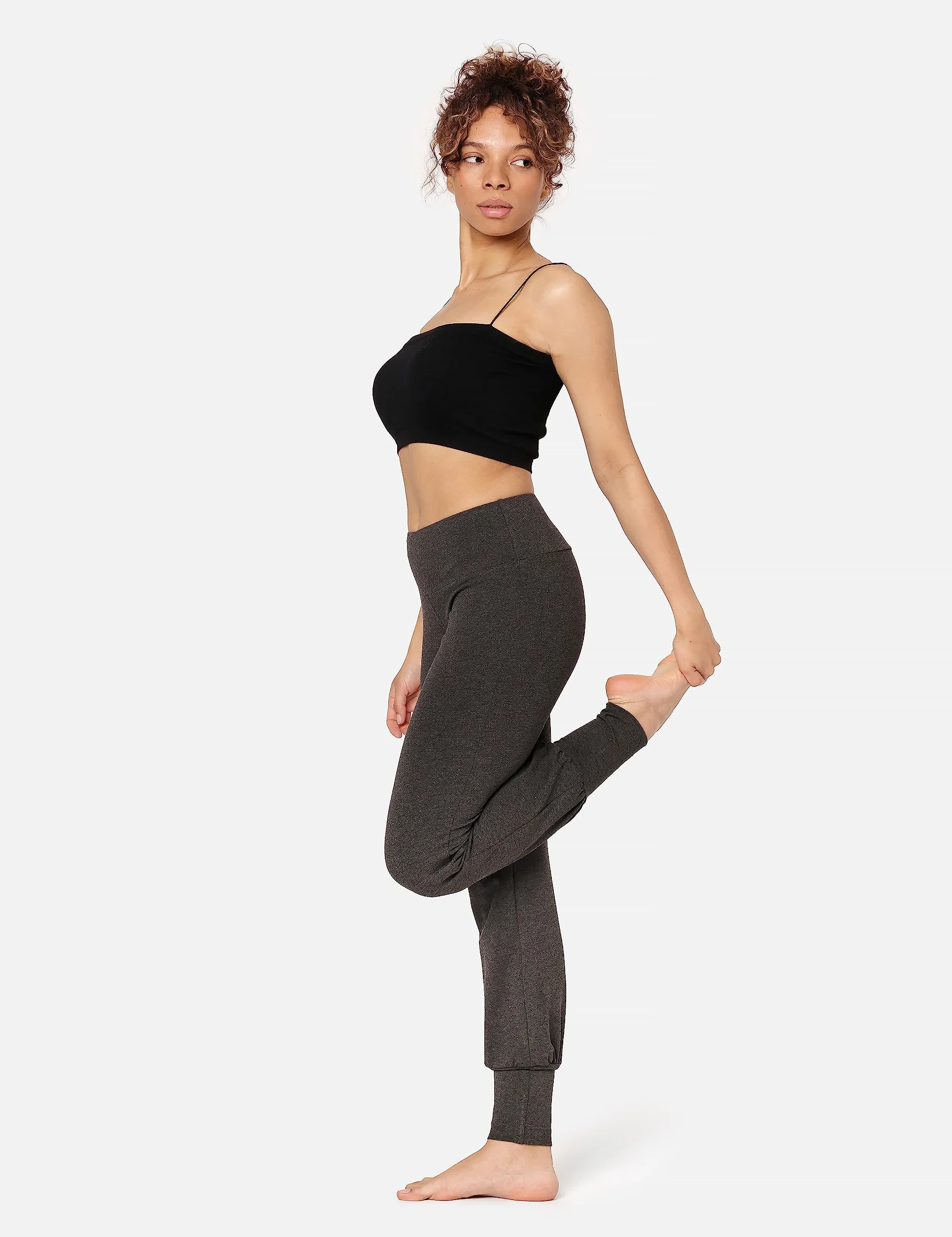 Bellivalini Damskie Długie Legginsy do Jogi z Wiskozy BLV50-278