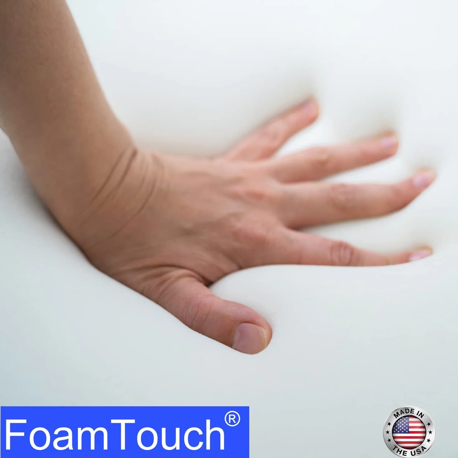 FoamTouch Pianka tapicerska 4 x 24 x 72 MDF, 1 szt. (1 sztuka), biała