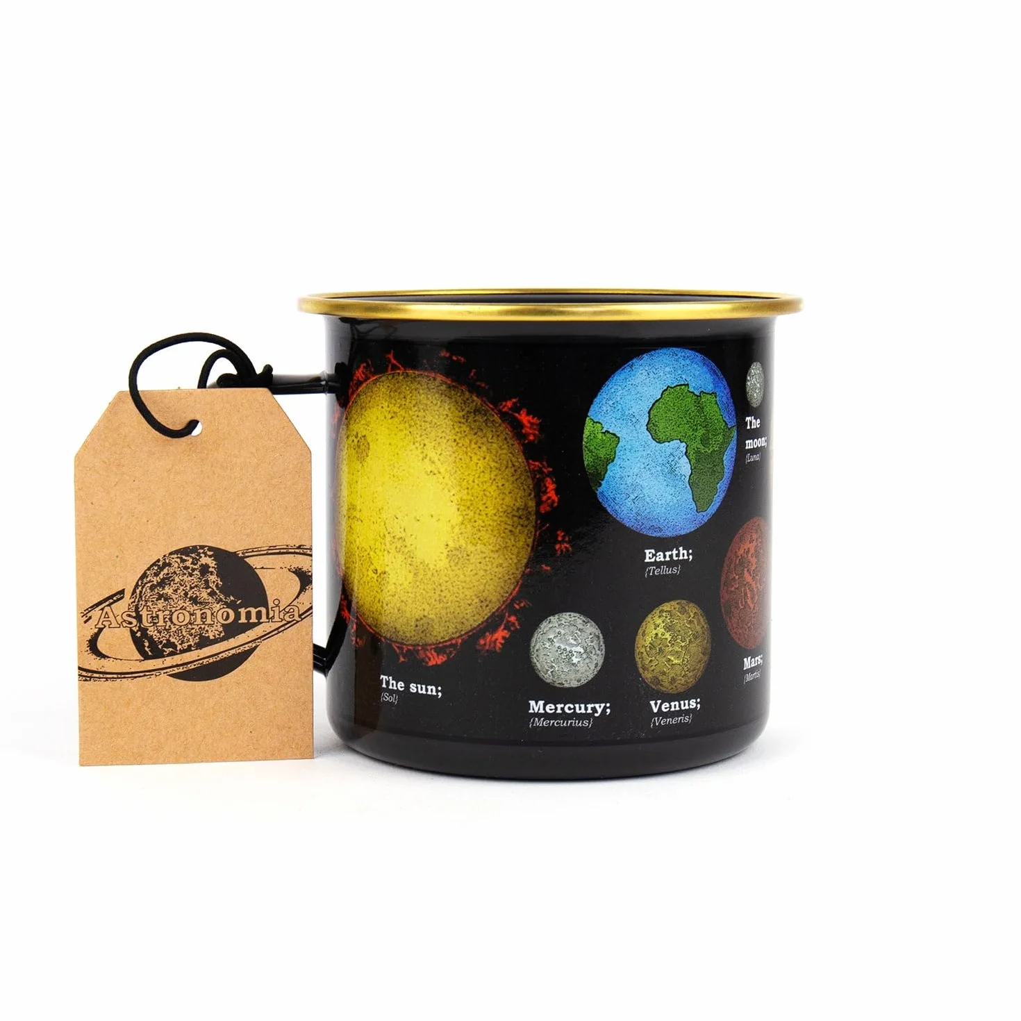 Emaliowany kubek Space Astronomia