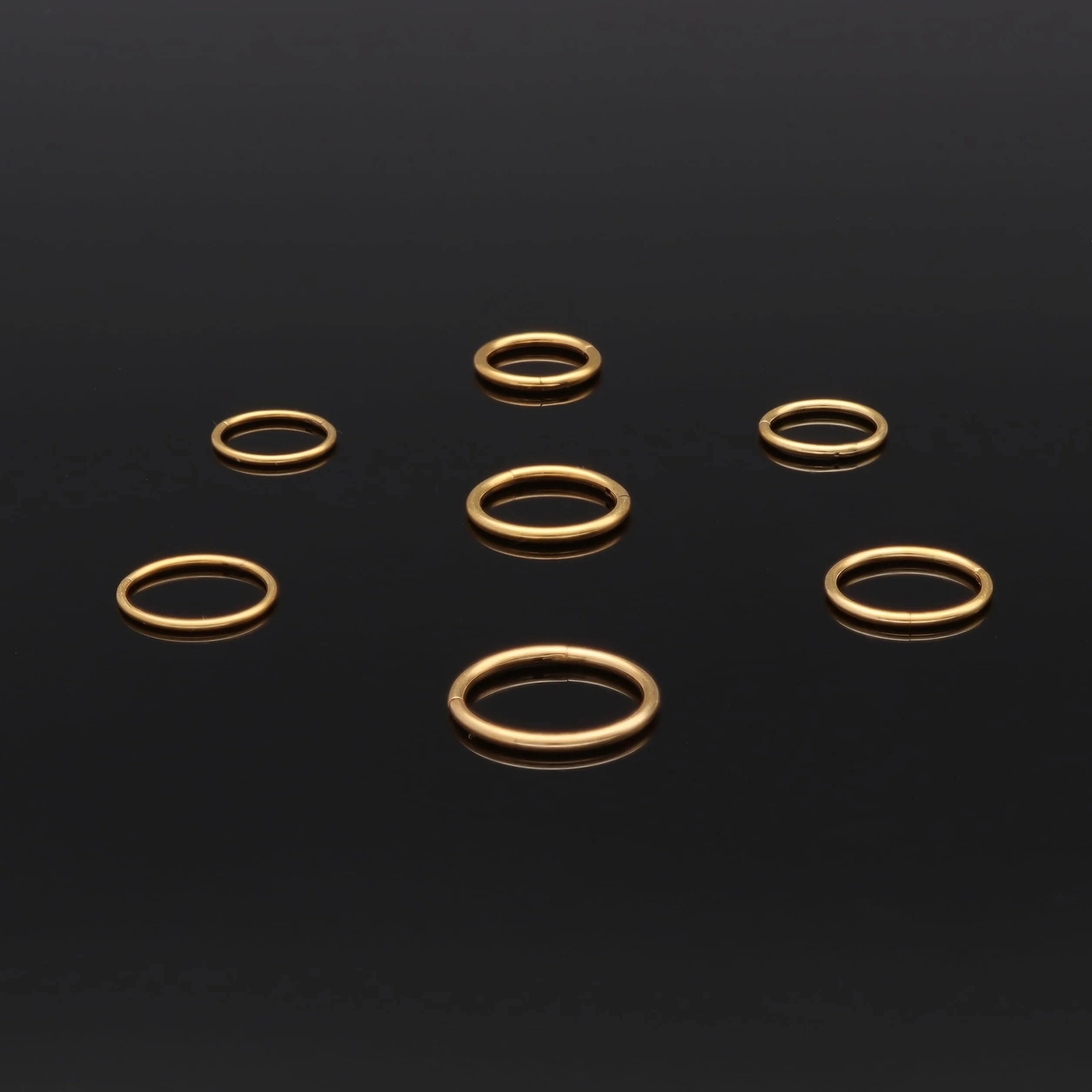 OTHER Piercing Kółko Clicker Piercing Uszu Tytanowy Pierścień Wargi Segmentowy Pierścień Nozdrza Muszla Daith Helix Rook Tragus Lobe Snug Body