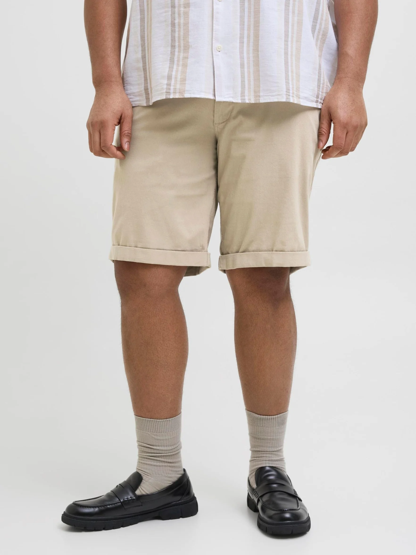 JACK & JONES Jpstdave Jjchino Szorty Sn Akm Pls - Szorty chinosy Mężczyźni